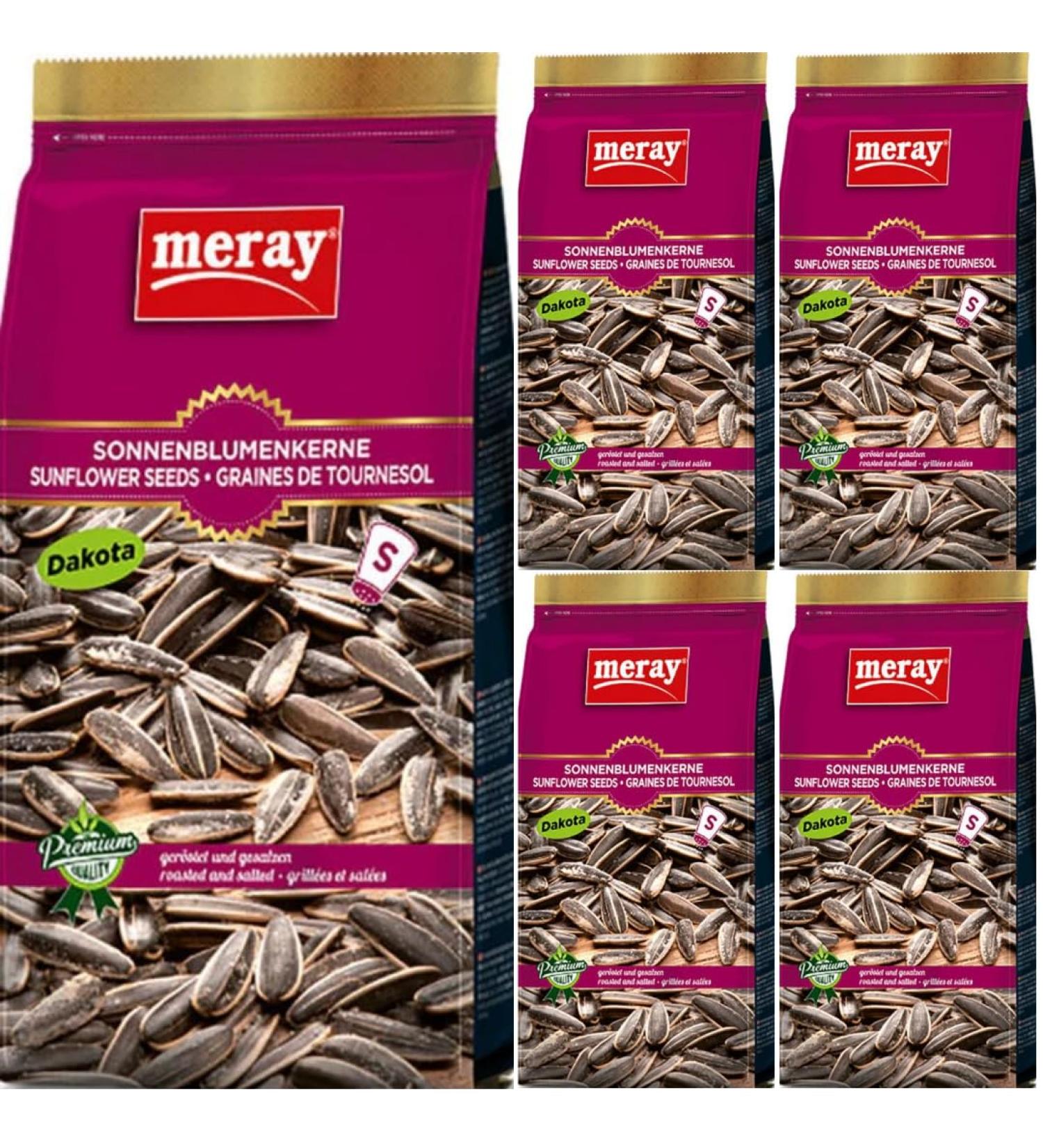 Pufai Grocery Sunflower Seeds, Dakota Salted 250g Pack of 5