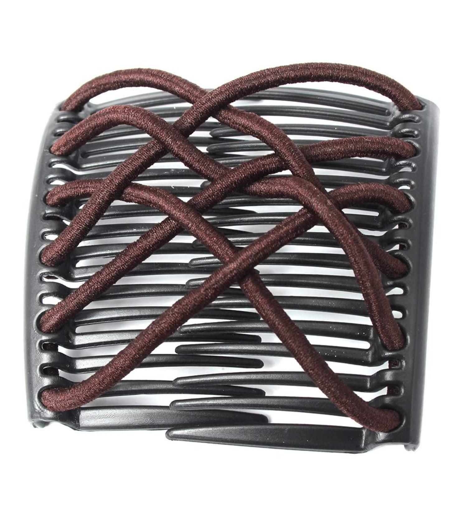 JUSTFOX Trend African Hairclip - Stylish Hair Clips & Haarklammer in Brown | International Shipping Available - Buy Online on GoSupps.com