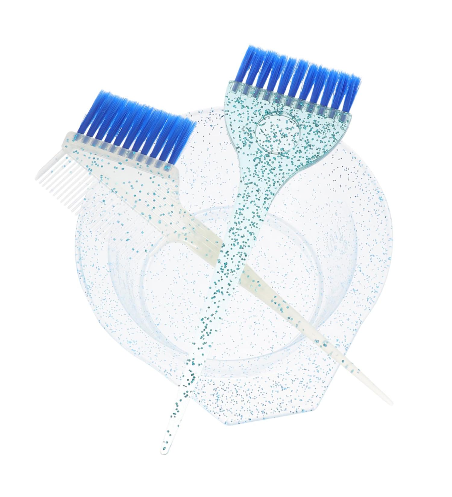 Set Pinceau Coloration Cheveux et Bol M langeur Transparent Bleu Brosse Salon Professionnelle pour Application Uniforme Kit R utilisable Pratique pour Maison et Salons - Buy Online on GoSupps.com