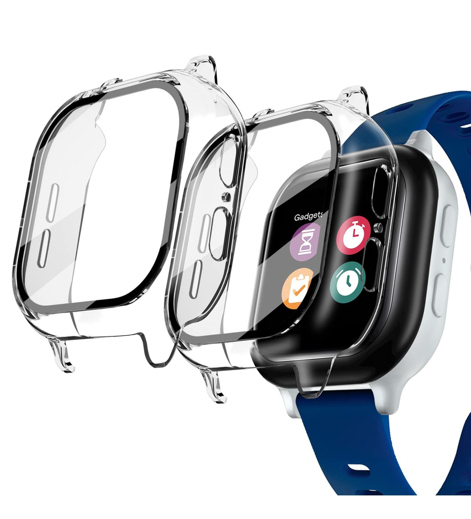 2 Pack Kuaguozhe Case Compatible for Gizmo Watch 2 Screen Protector for Kids(2 Pack)  Hard PC Overall Protective Case and Tempered Glass Screen Protector for Verizon Gizmo Watch 2 Clear+Clear Clear+Clear for Gizmo Watch 2 - Buy Online on GoSupps.com