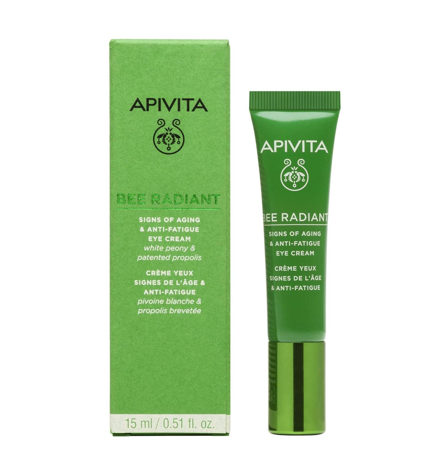 Apivita Eye Cream for Dark Circles & Puffiness - Combat Fatigue & Revitalize Your Look | International Shipping - Buy Online on GoSupps.com