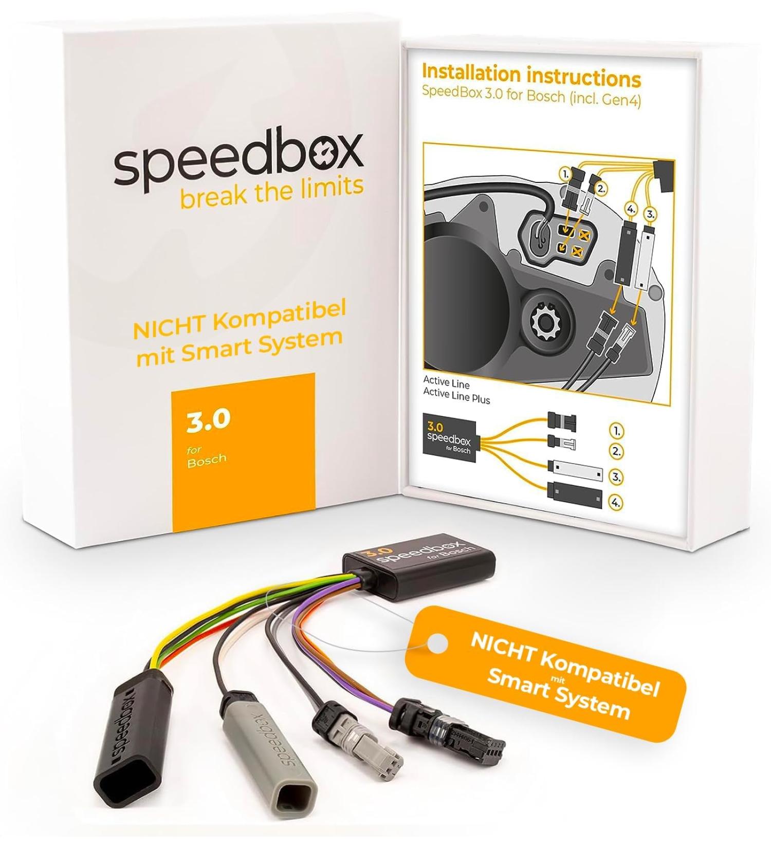 SPEEDBOX 3.0 for Bosch Ebike Tuning - Enhance Performance | Black | International Shipping Available - Buy Online on GoSupps.com