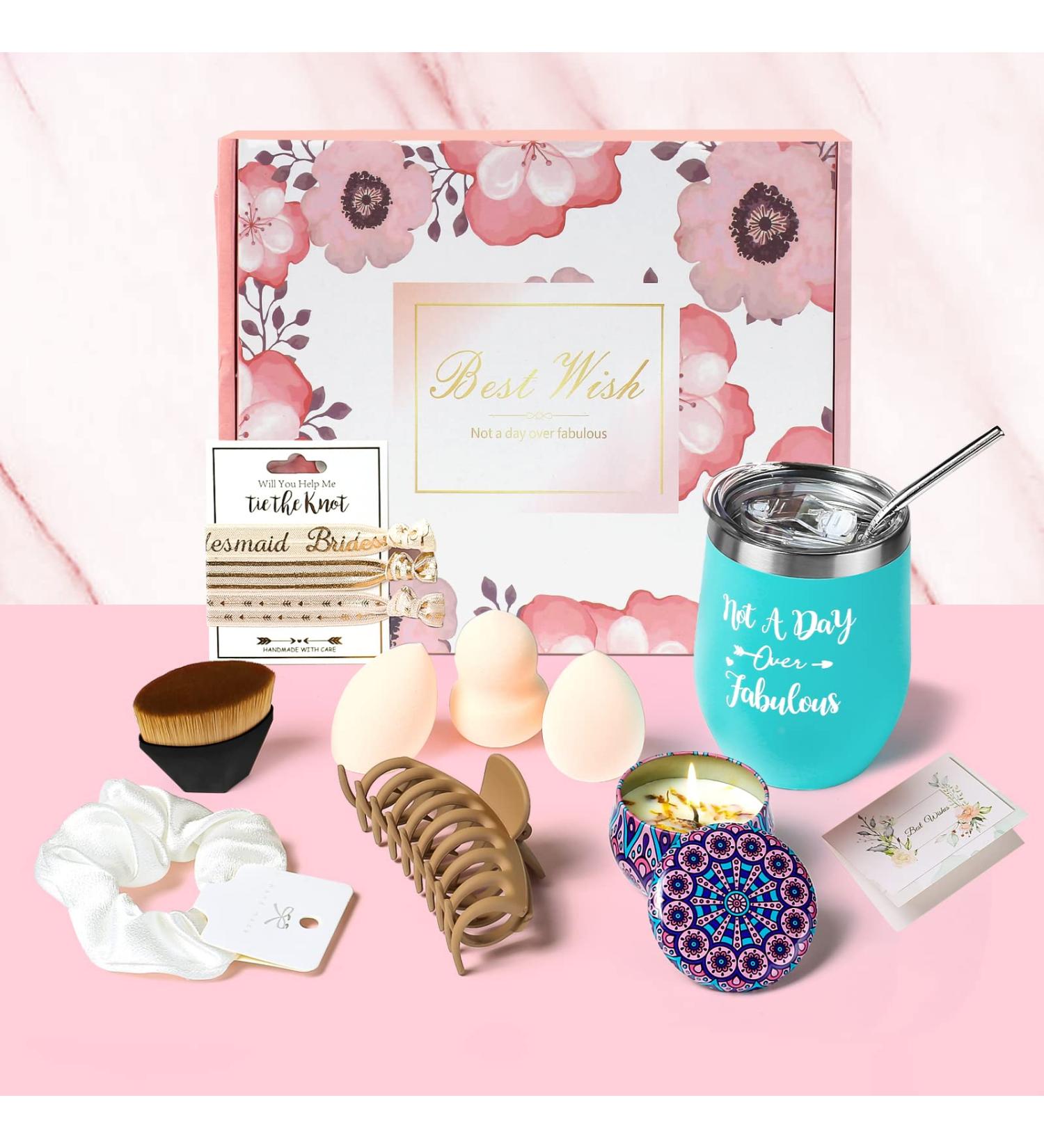 Relaxing Spa Gift Box Basket - Ideal Mother's Day & Birthday Gifts for Women | Bath Set for Mom, Sister, Best Friend | Unique & Happy Birthday Gift Ideas - Buy Online on GoSupps.com