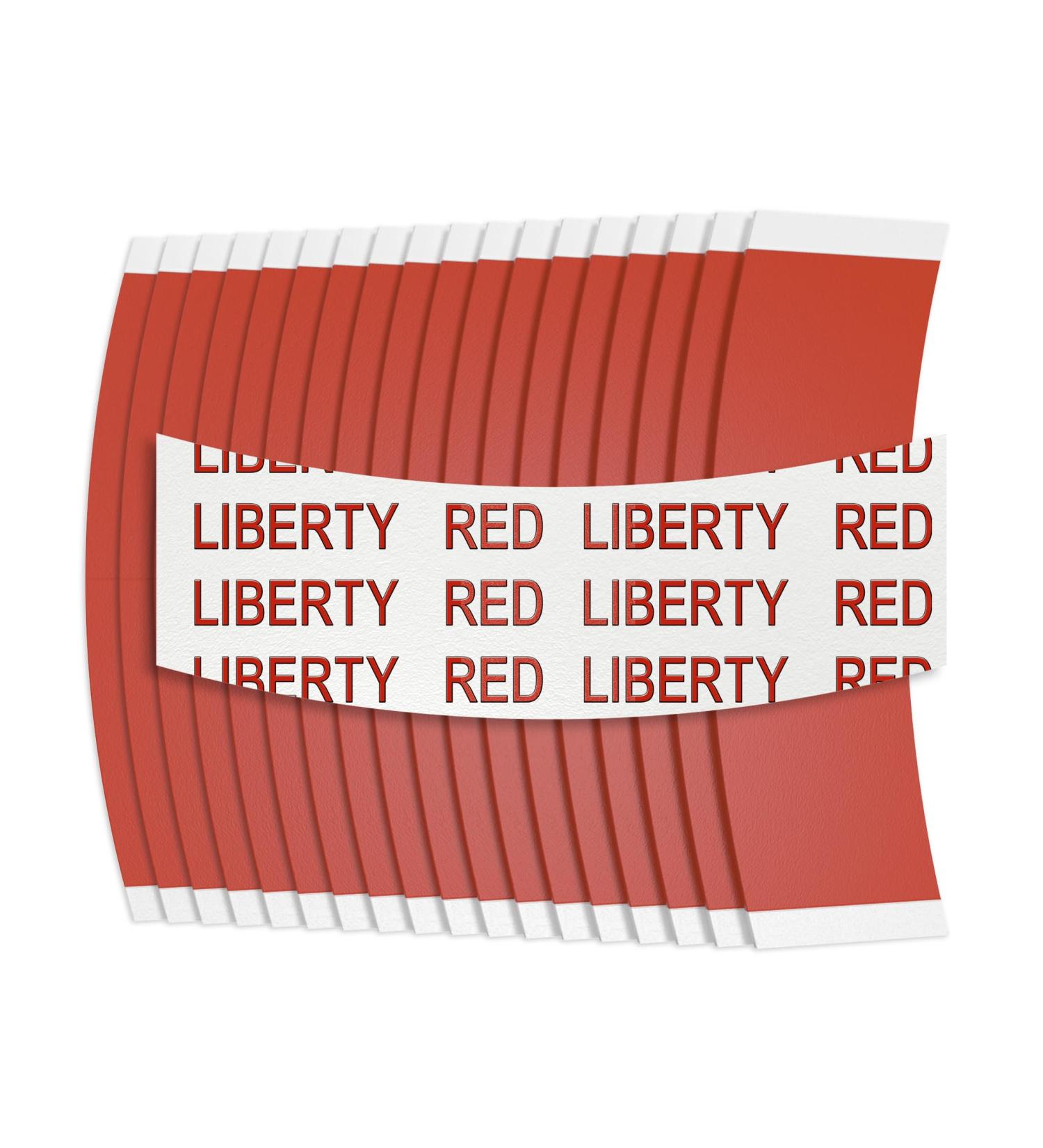 Liberty Red Hairpiece Wig Tape - 108 Double-Sided Adhesive Strips | Waterproof Strong Hold for Toupees & Lace Front Wigs | Made in USA - Buy Online on GoSupps.com