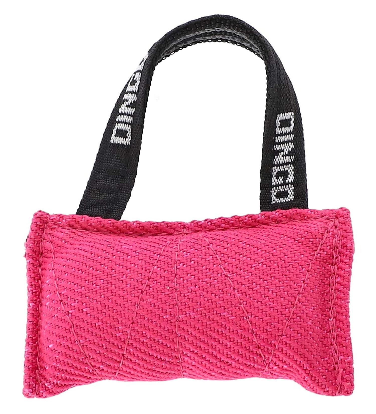 Dingo Gear Cotton-Nylon Bite Sausage for Dog Training - 15x8 cm Piccolo Pink S00696 - Premium Durable Chew Toy for Dogs - Buy Online on GoSupps.com