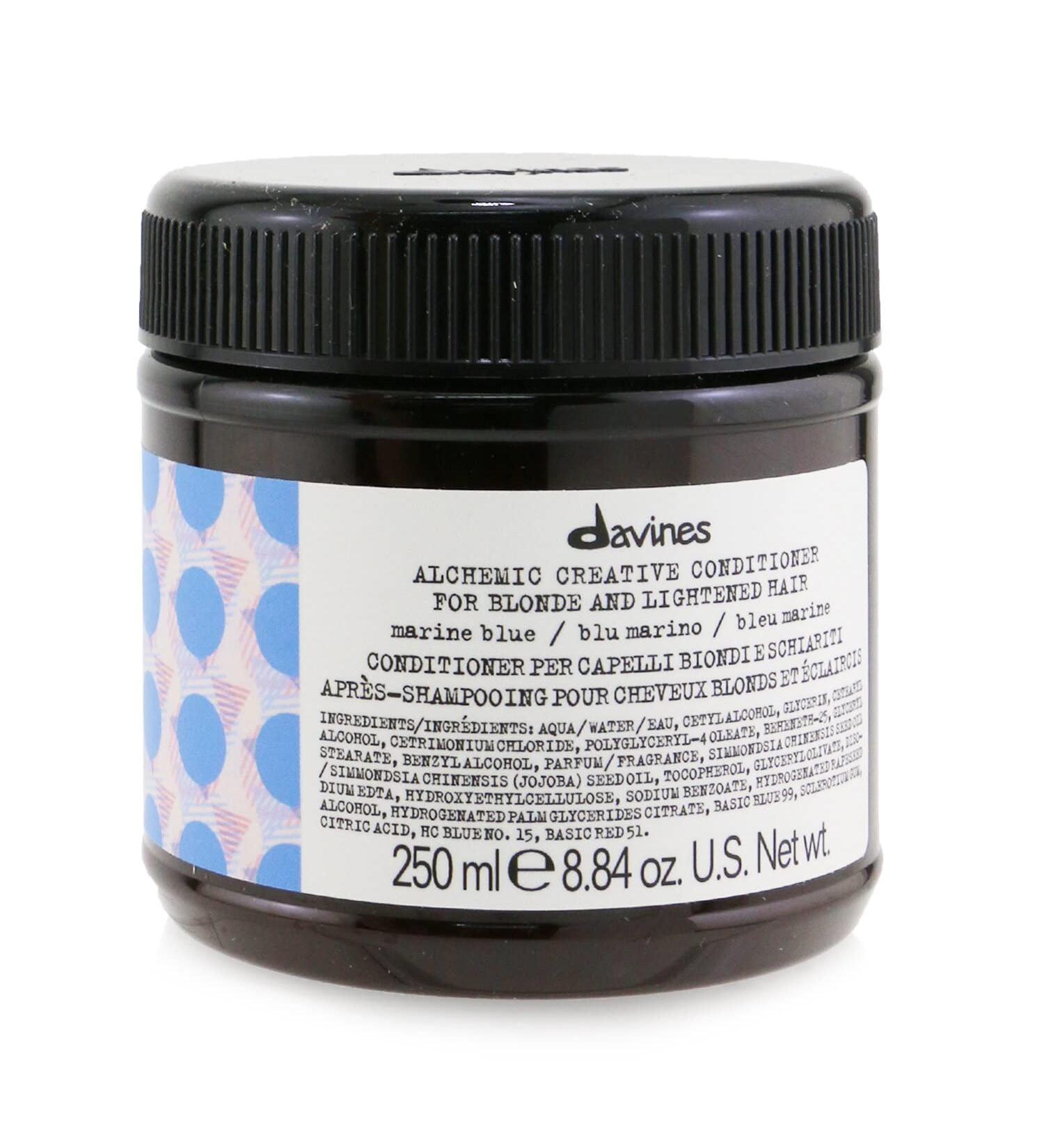 Davines Alchemic Creative Conditioner Marine Blue 250ml | Intense Hydration & Color Enhancement - Shop Internationally - Buy Online on GoSupps.com