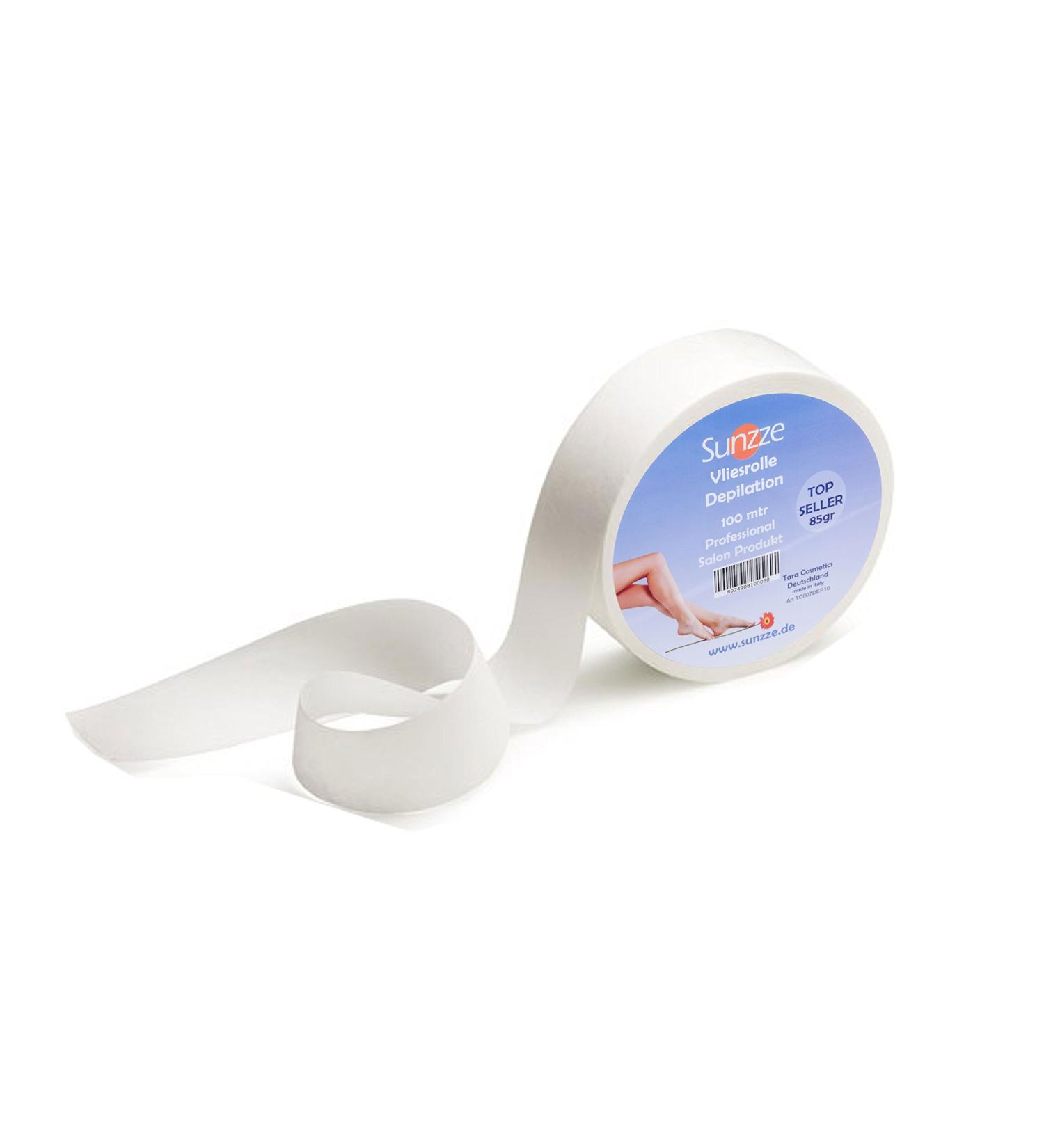 Sunzze - Nonwoven roll wax strips hair removal strips for depilation 100m