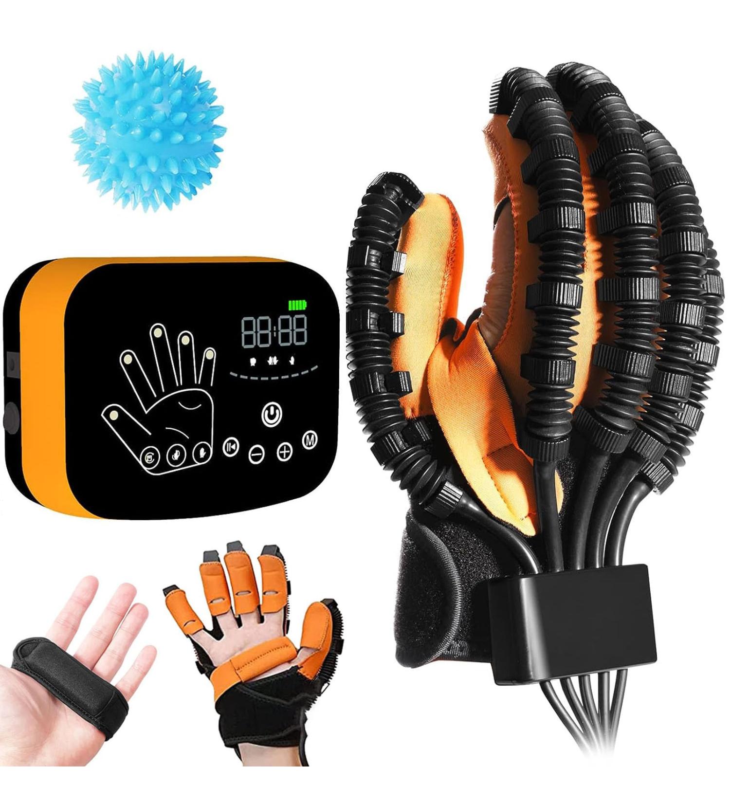 Rehabilitation Robot Gloves Finger Hand Function Rehabilitation Trainer for Cerebral Palsy Arthritis Stroke Hemiplegia Patient(Size:XL Color:Left Hand) X-Large Left Hand - Buy Online on GoSupps.com