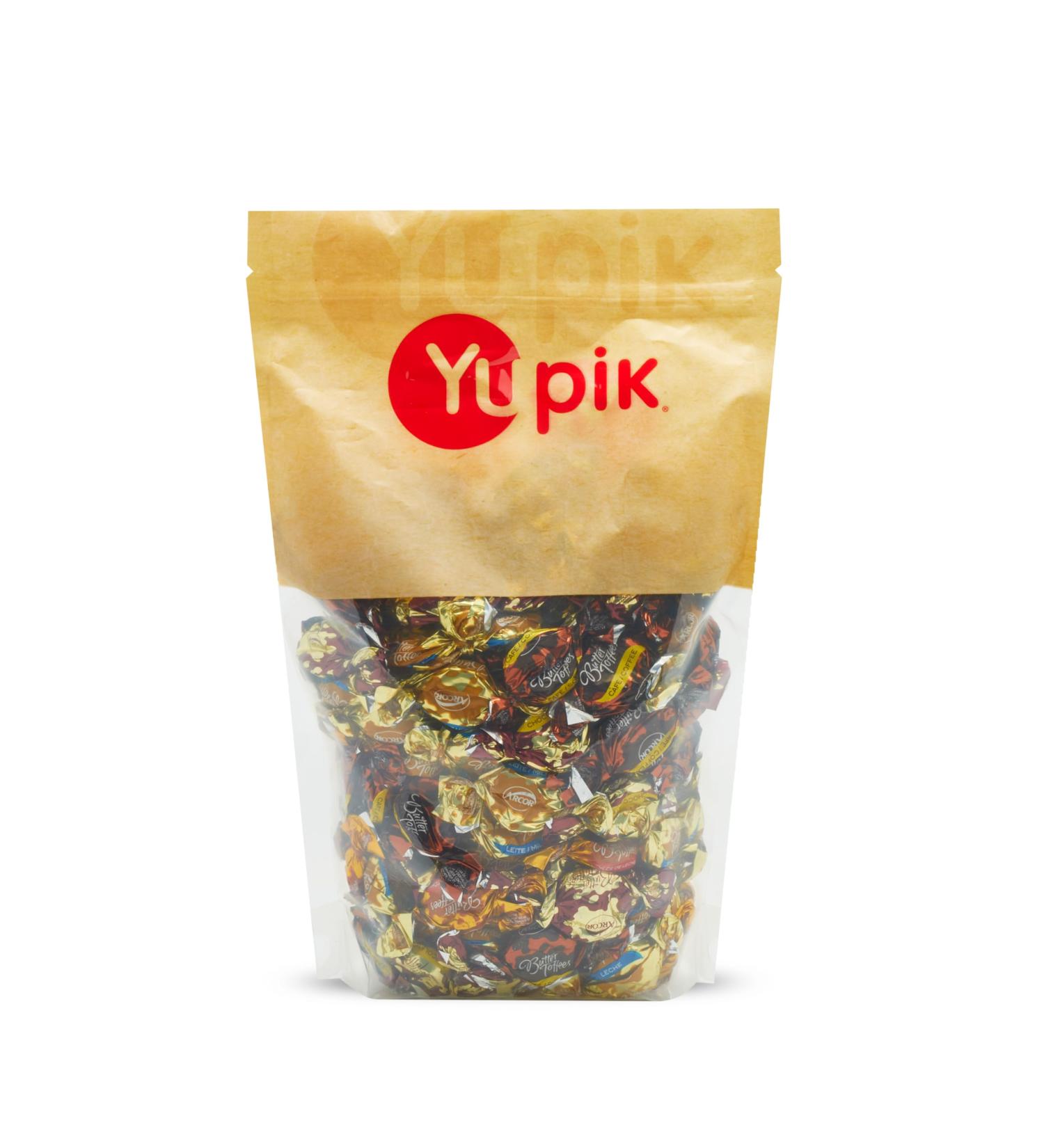 Yupik Butter Toffees Candies 1 kg 6 Count Individually Wrapped Semi-Soft Caramels Rich & Creamy Chocolate Milk & Coffee Flavors Delicious Snacks Ideal for Gifting Halloween & Holidays 6 kg - Buy Online on GoSupps.com