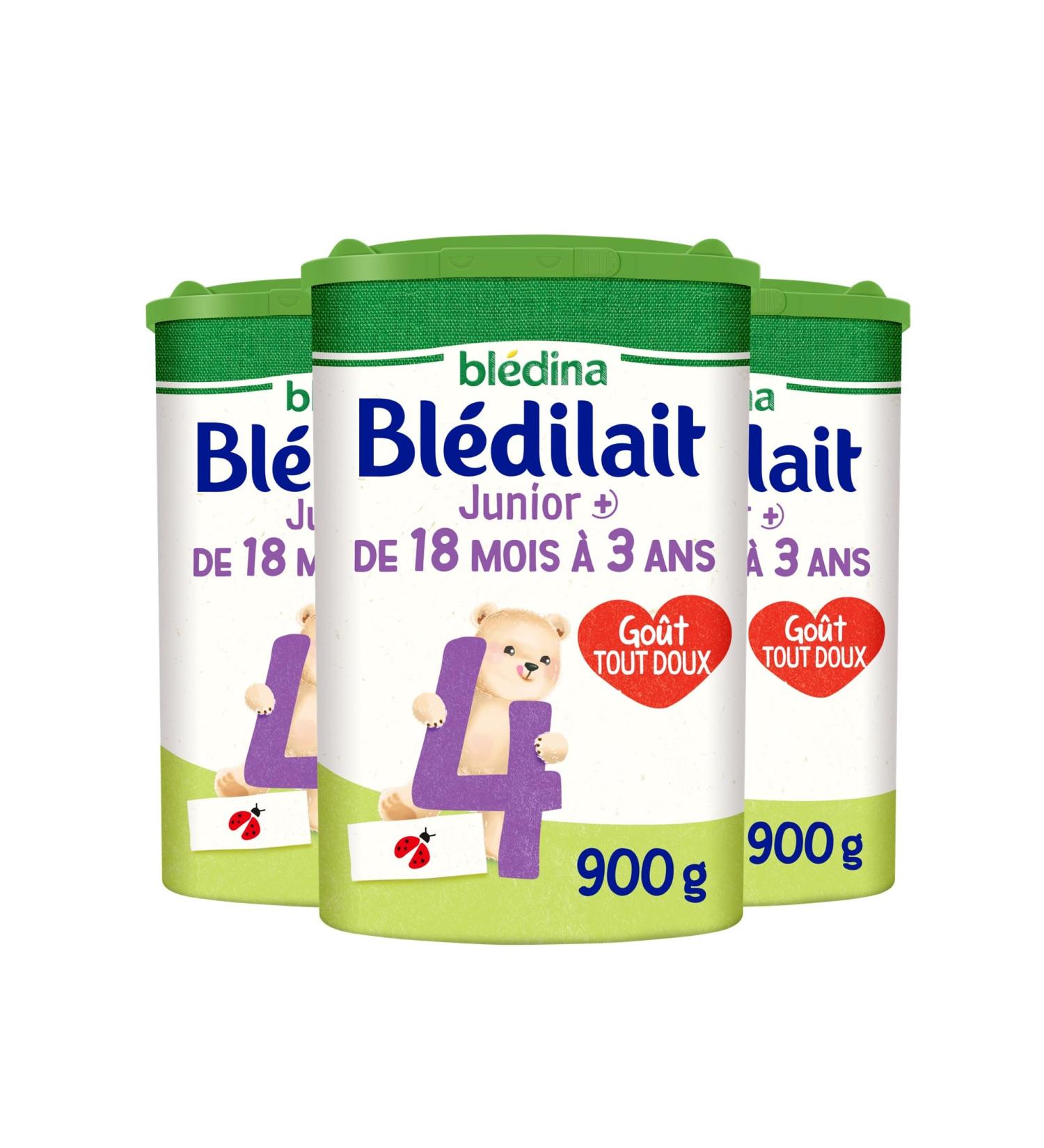 Bl dina - Bl dilait Junior 4th age - Milk powder for babies - From 18 to 36 months - Pack of 3 x 900g - Buy Online on GoSupps.com