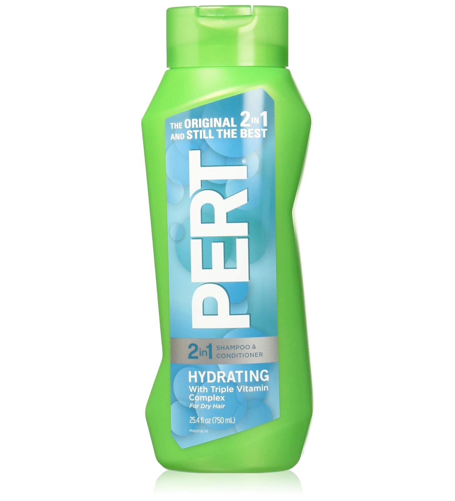 Pert Hair Care Moisturizing 2 in 1 Shampoo & Conditioner - 25.4 FL OZ (750 ml) - Hydrating Formula for All Hair Types - Buy Internationally - Buy Online on GoSupps.com