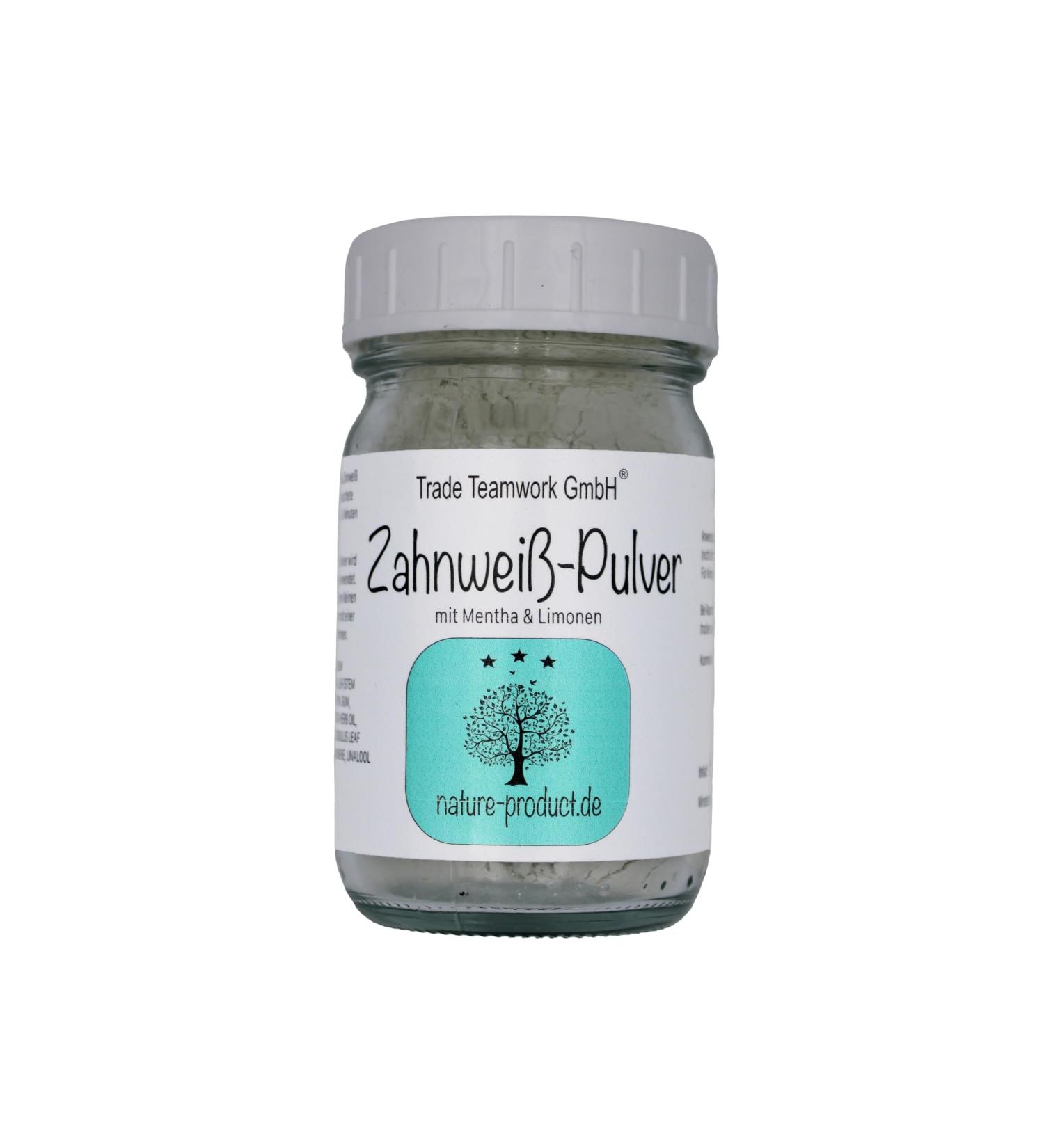 Teeth Whitening Powder - 50g Intensive Formula with Mint & Vegetable Oils | International Shipping - Buy Online on GoSupps.com