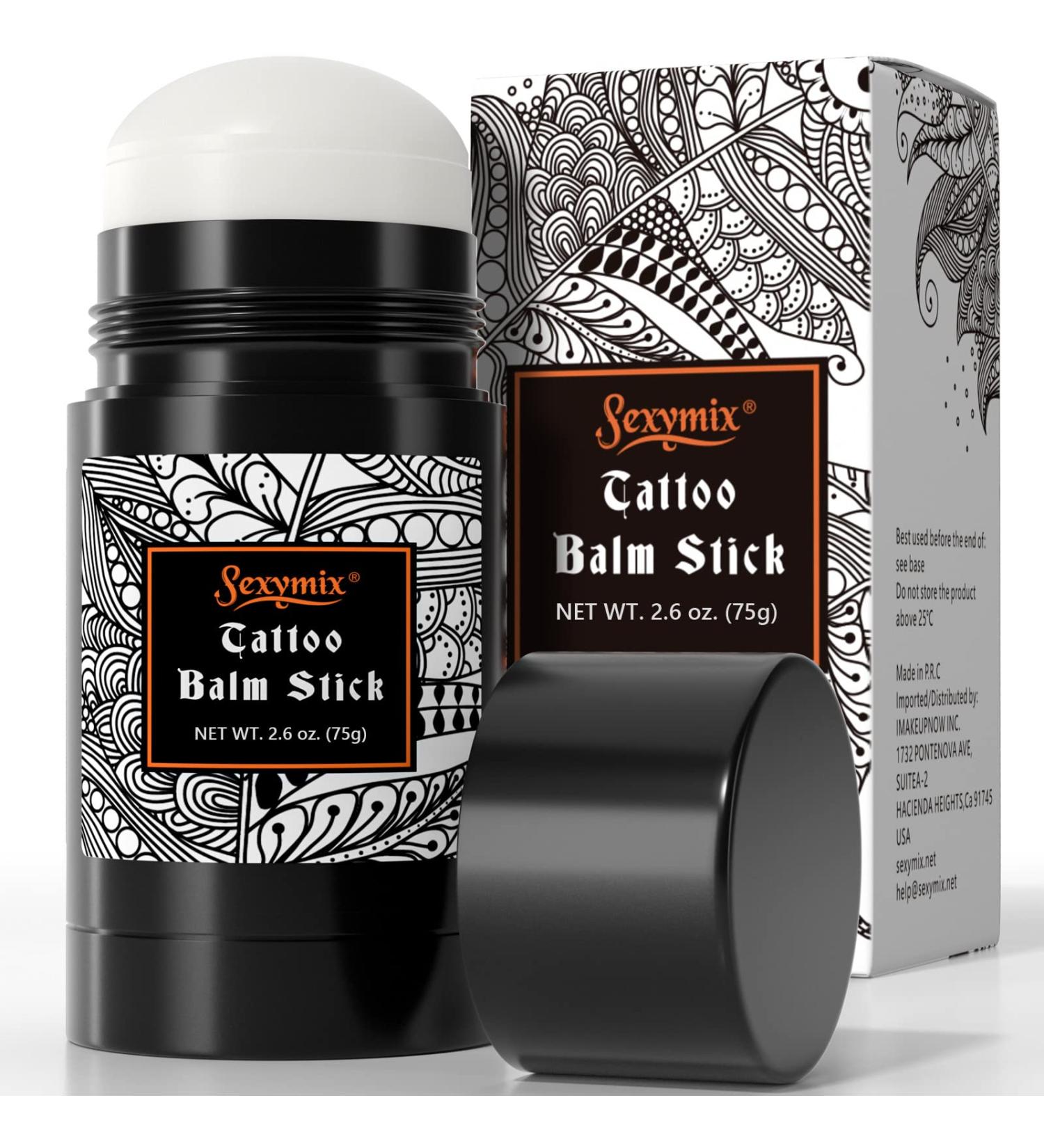 Organic Tattoo Balm for Healing and Brightening - 2.6oz Unscented Aftercare Cream - Buy Online on GoSupps.com