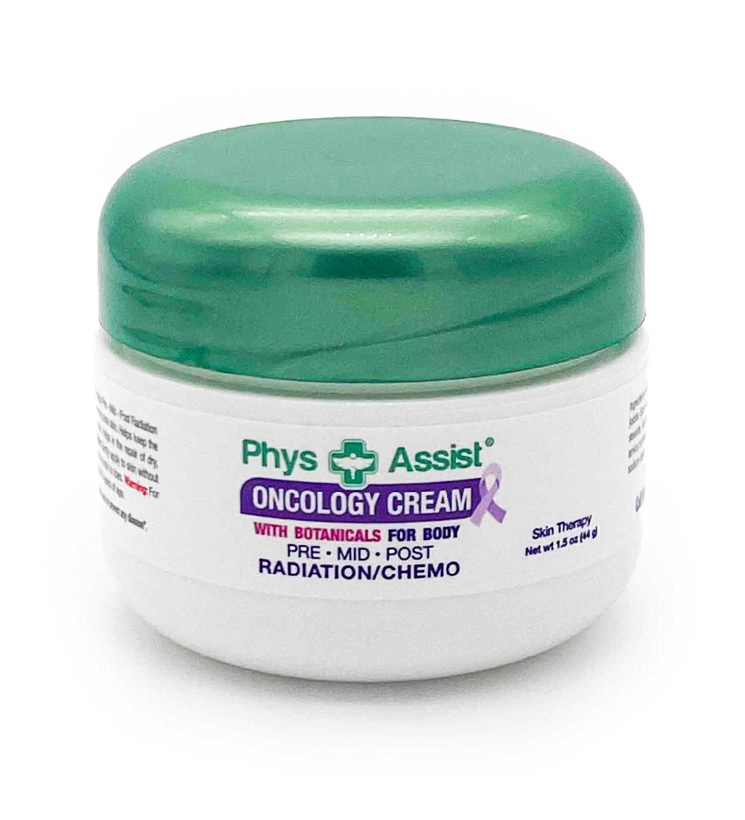PhysAssist Oncology Cream 1.5 oz. Travel Size. Soothing Calming and Hydrating to Stressed Skin Undergoing Chemo or Radiation. Made with Botanicals of Lavender Calendula Peppermint 1.5 Ounce (Pack of 1) - Buy Online on GoSupps.com