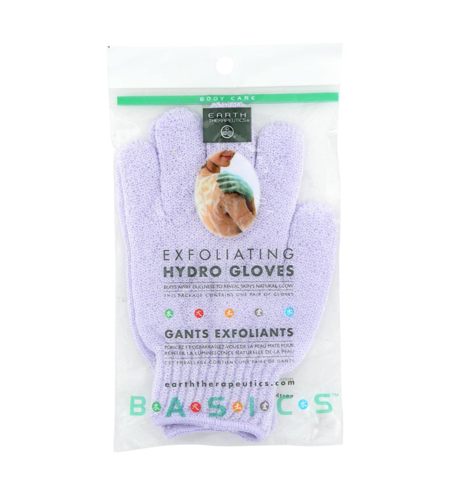 Earth Therapeutics Hydro Gloves Exfoliating pair ( Multi-Pack)6