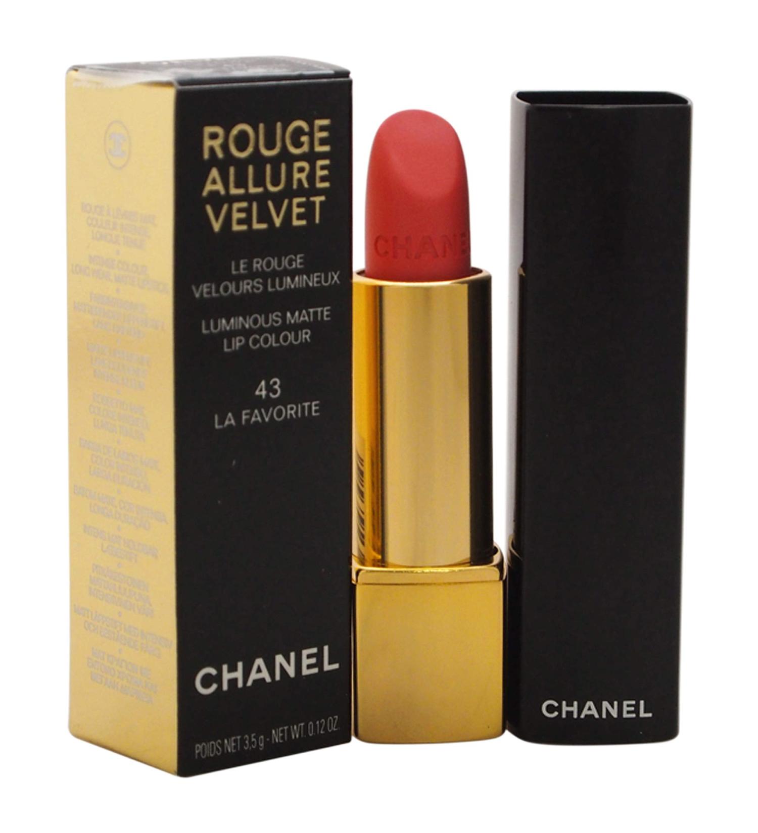 Chanel Rouge Allure Velvet #43-La Favorite 3.5 g 1 piece 350 g