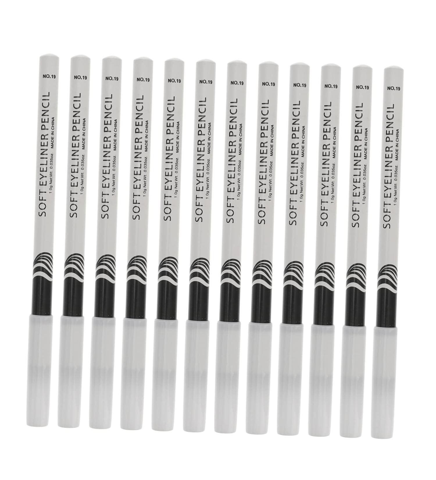 KALLORY 12pcs Lying Silkworm Eyeliner Makeup Eyeliner Beauty Makeup Tools Waterproof Eyeliner Pencils Eyes 1 count (Pack of 1) White - Buy Online on GoSupps.com