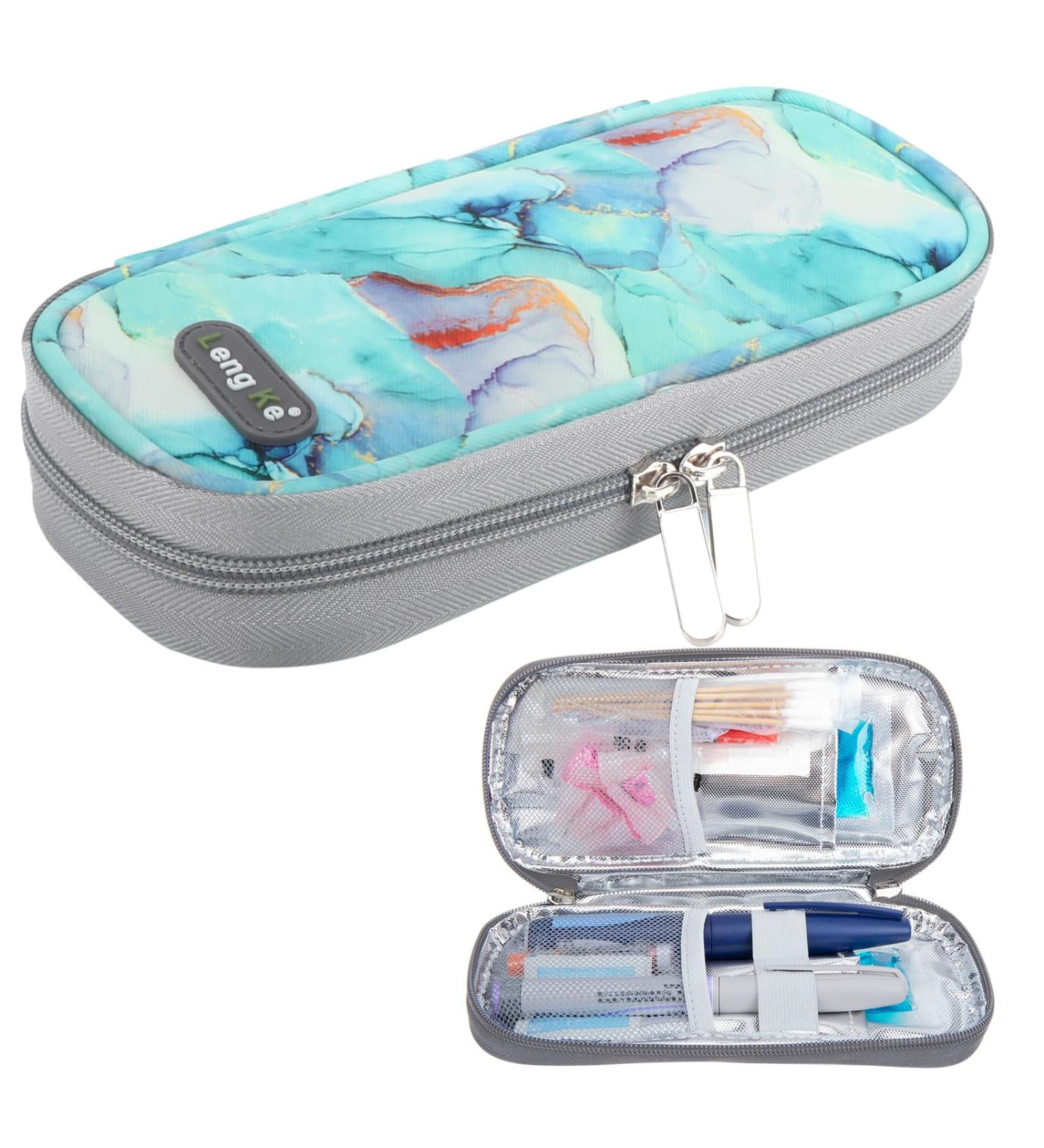 Youshares Insulin Cooling Bag - Diabetic Medication Cool Box & Travel Case - Keep Your Supplies Safe & Cold (Green) - Buy Online on GoSupps.com