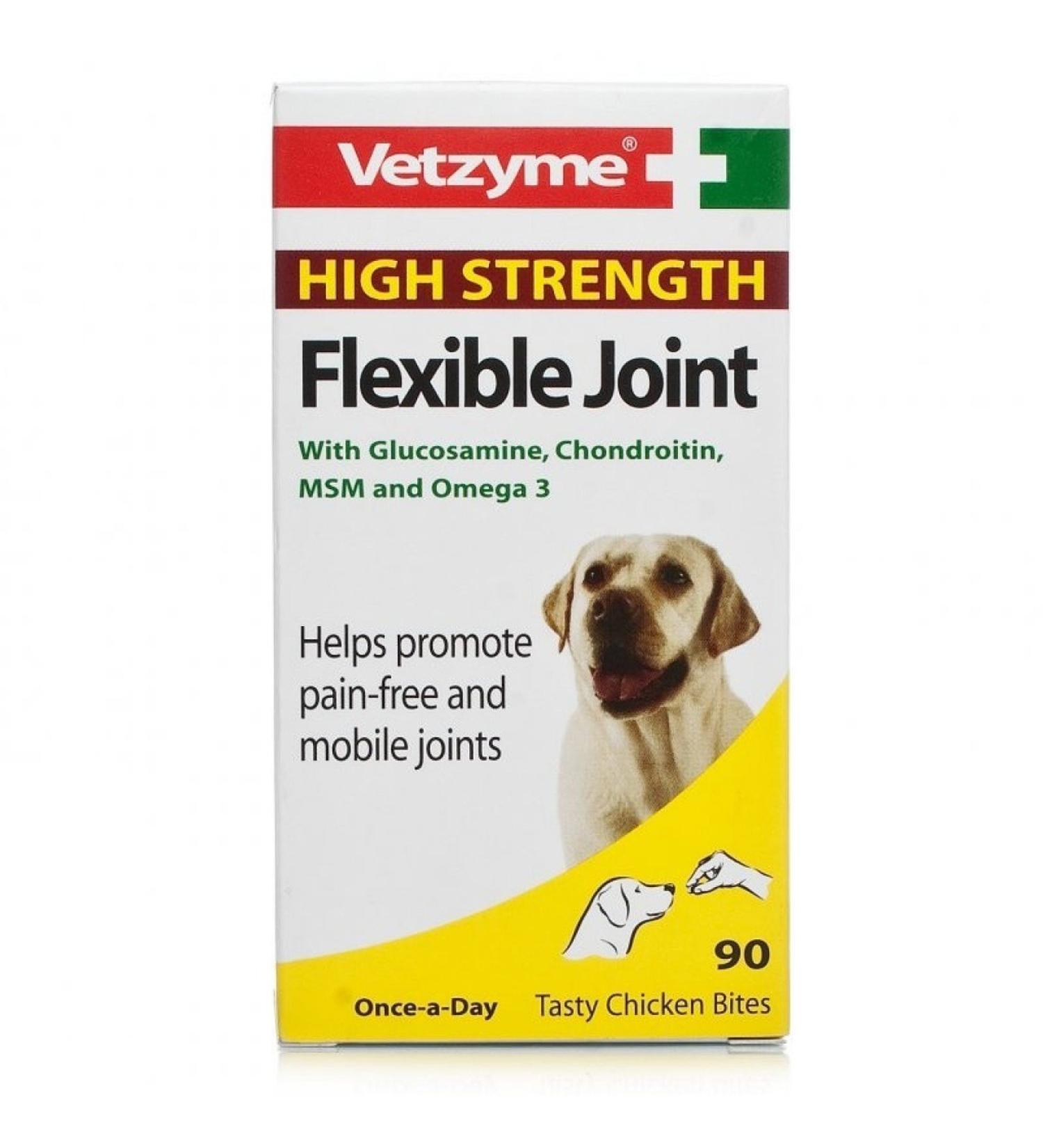 Vetzyme High Strength Flexible Joint 90 Tablets