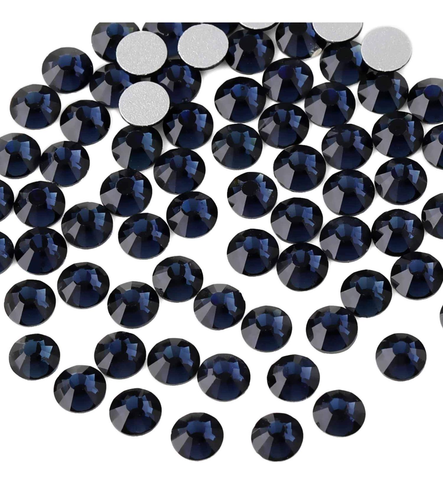 Beadsland 1440 Flat Back Rhinestones - Montana SS10 Nail Crystals for Perfect Nails | 2.7-2.8mm - Buy Online on GoSupps.com