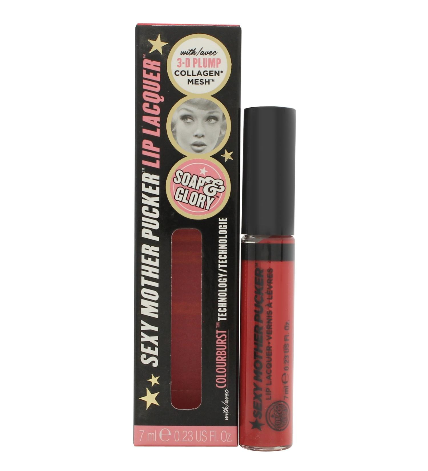 Soap & Glory Sexy Mother Pucker Lip Plumping Gloss 0.2oz (7ml) - Riot