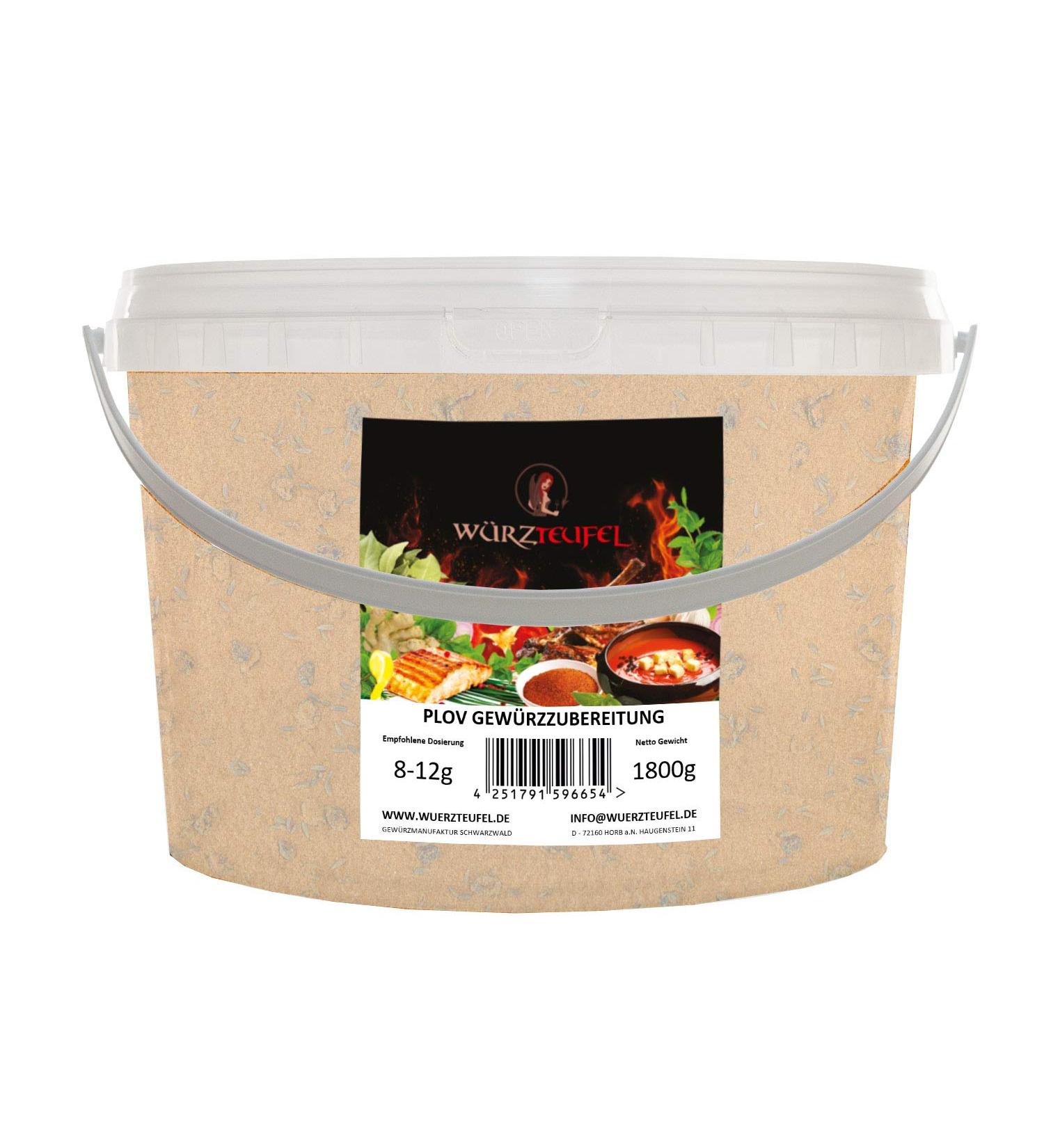 Plov Plov Pallau Pillow Pillow Polow Pillow Spice Preparation Bucket 1800 gr. (1.8 kg). - Buy Online on GoSupps.com