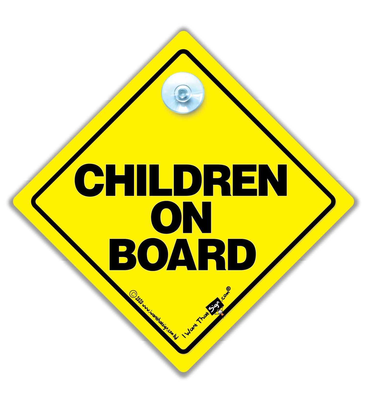 Children On Board Car Sign Baby on Board Sign Children On Board Sign Yellow Baby On Board Baby on Board Sign Car Sign Novelty Car Sign Bumper Sticker Decal Baby Sign Baby Car Sign