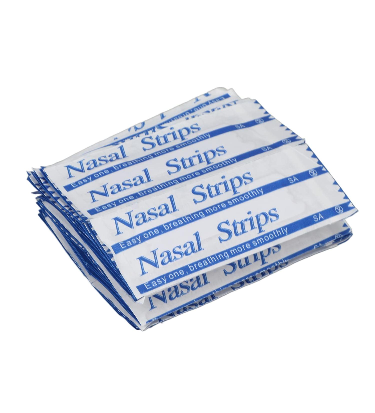 50pcs Nasal Strips for Snoring Relief and Improved Sleep - Lightweight, Portable Nose Patches for Smooth Breathing and Congestion Relief - Buy Online on GoSupps.com