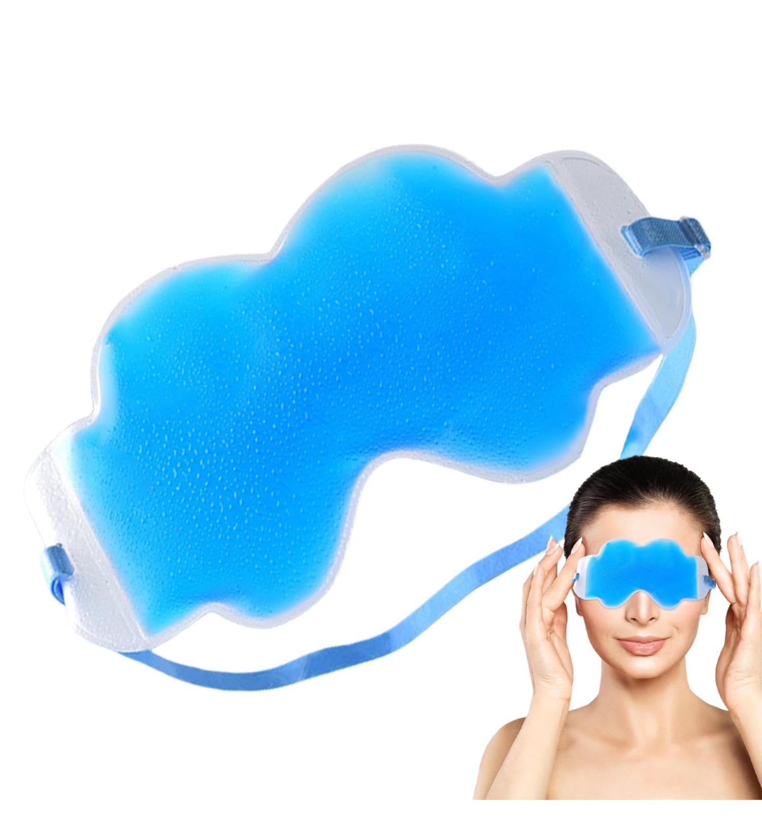 Gel Eye | Reusable Gel Eye - Transparent TPU Sleeping Aid Equipment for Home Business Business Trip Travel Car Blue - Buy Online on GoSupps.com