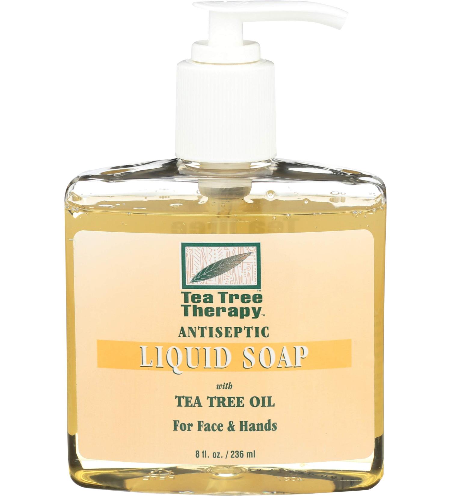 Tea Tree Therapy Antibacterial Liquid Soap With Tea Tree Oil - 8 Fl Oz - Buy Online on GoSupps.com