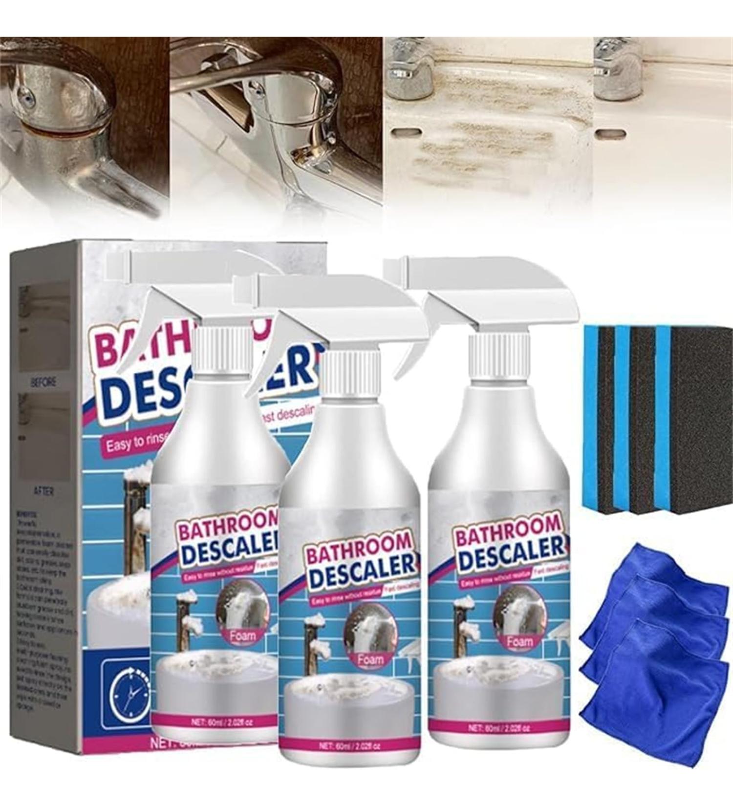 Foam Cleaner 2.1 Oz hroom Descaler Bathroom Descaler Cleaner Bathroom Descaler Stubborn Stains Cleaner All Purpose Bubble Cleaner Kitchen (3PCS) - Buy Online on GoSupps.com