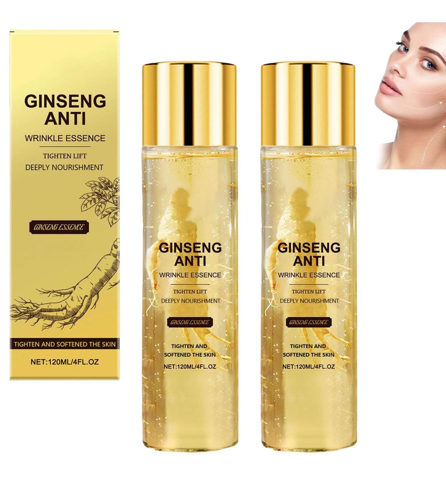 homomdy Peptide antiwrinkle ginseng serum golden ginseng extraction antiaging serum firms sagging skin reduces wrinkles and fine lines hydrates and hydrates for all skin types 2pcs - Buy Online on GoSupps.com