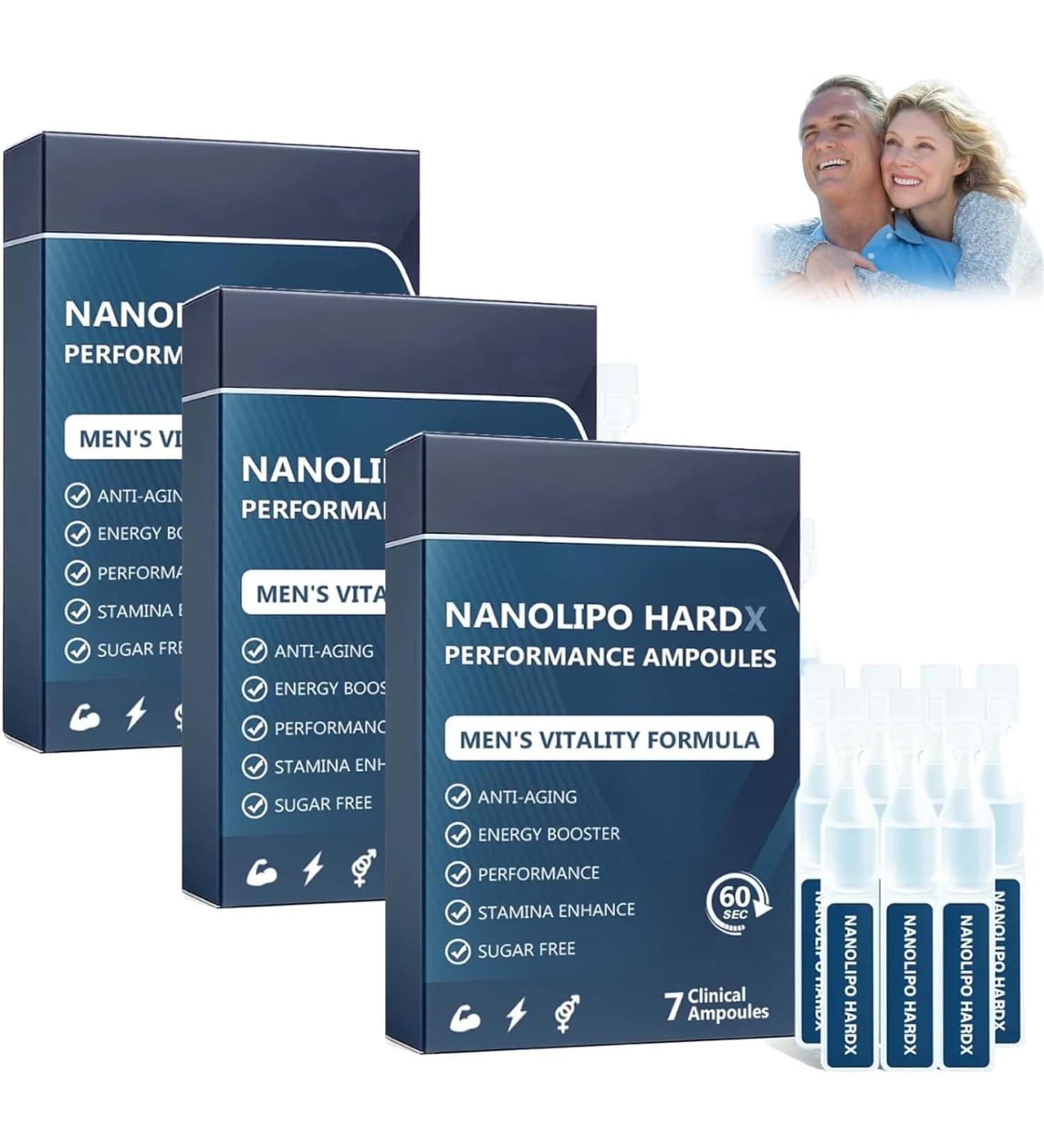  Yanobia Oveallgo NanoLipo HardX Performance Bulbs New Performance Drops for Men 2025 - Show Men's Charm Improve Vitality Energy and Male Charm (3) - Buy Online on GoSupps.com