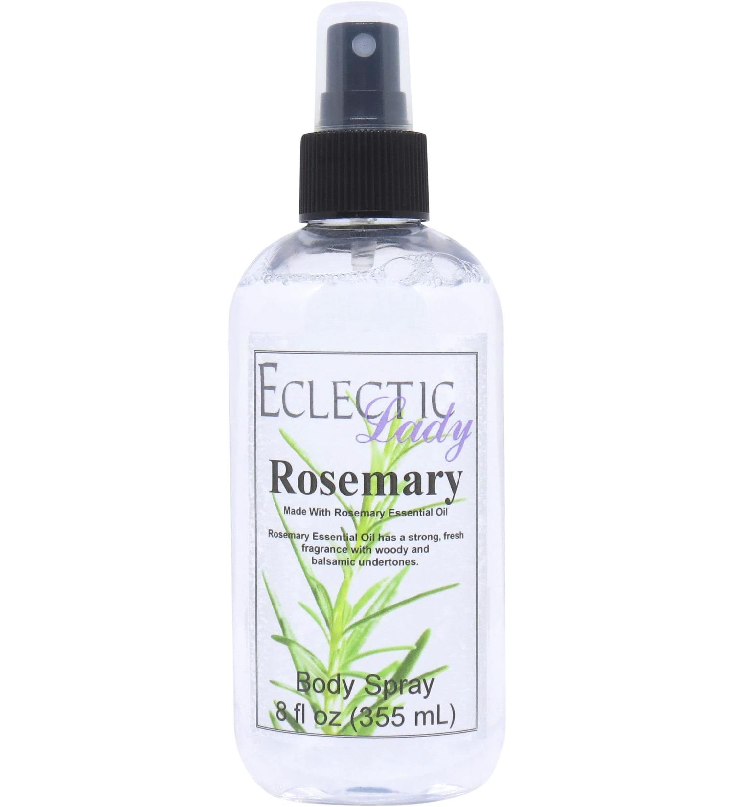 Rosemary Essential Oil Body Spray 8 ounces Body Mist for Women with Clean Light & Gentle Fragrance Long Lasting Perfume with Comforting Scent for Men & Women Cologne with Soft Subtle Aroma For 8 Fluid Ounces - Buy Online on GoSupps.com