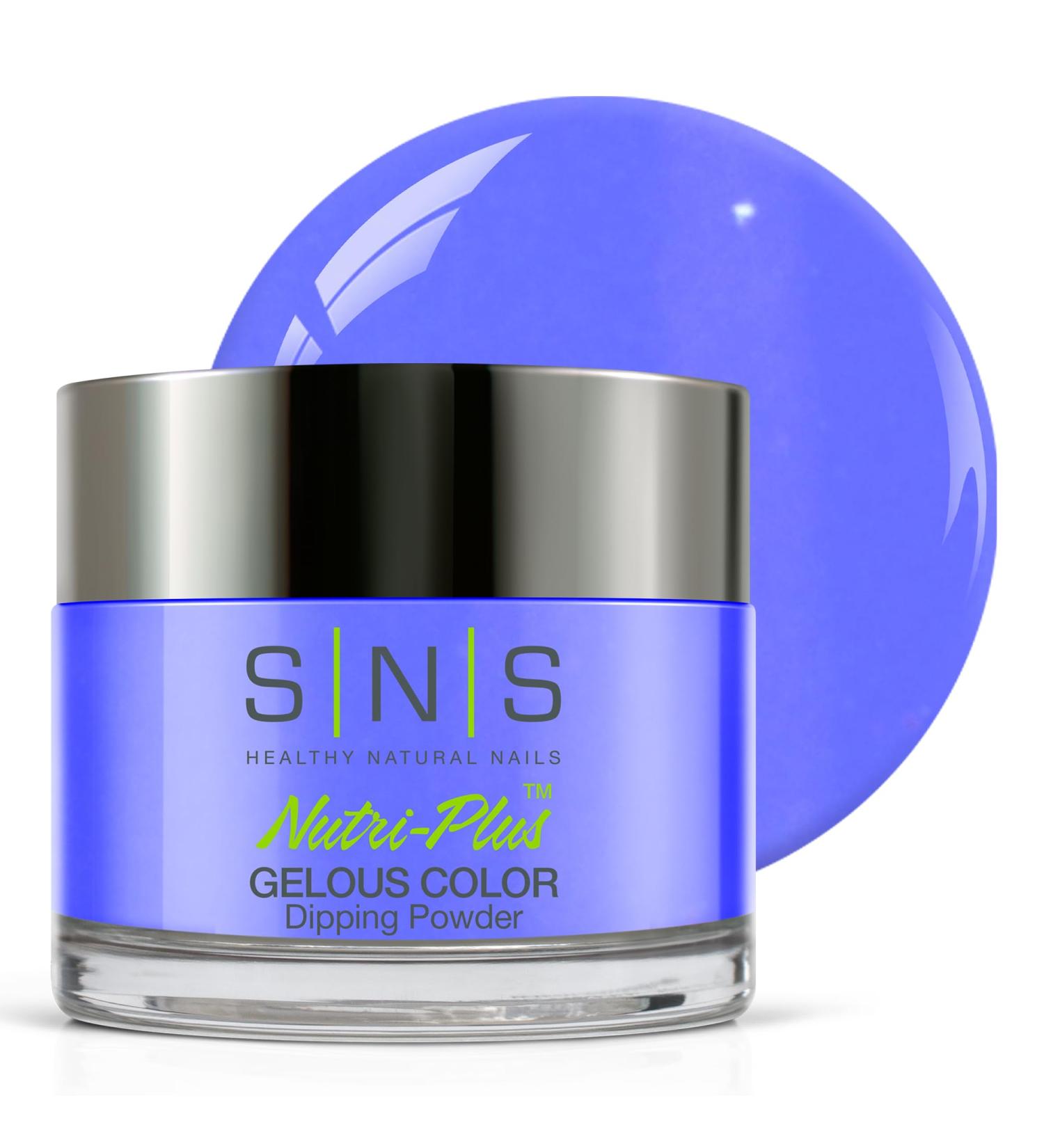 SNS Nail Dip Powder - Iguacu Falls (Blue/Cobalt Cream) | Long-Lasting Low-Odor No UV Required | 1 OZ - Buy Online on GoSupps.com