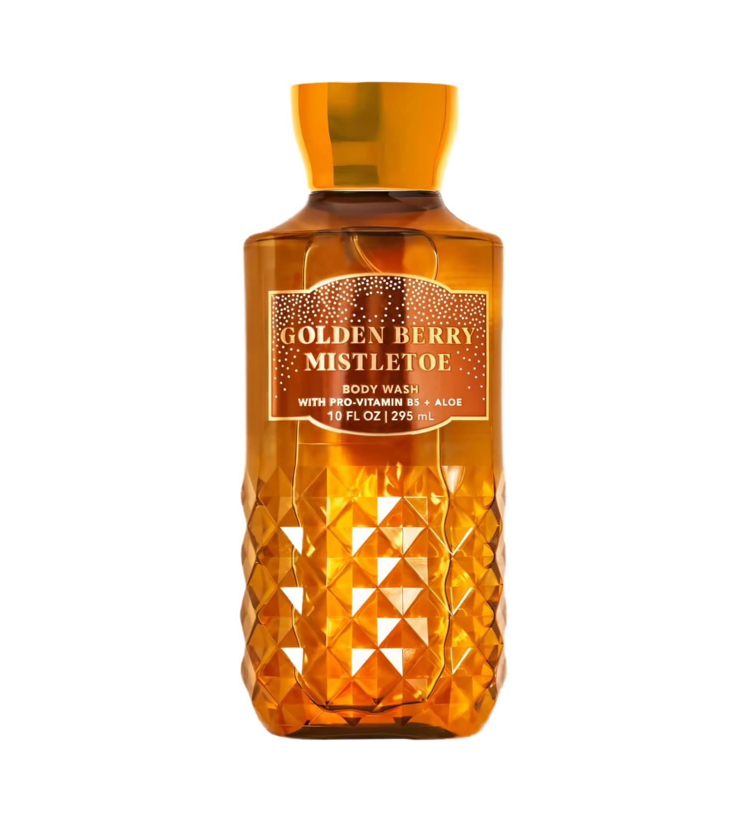 Bath and Body Golden Berry Mistletoe Cleansing Body Wash - 10 Oz