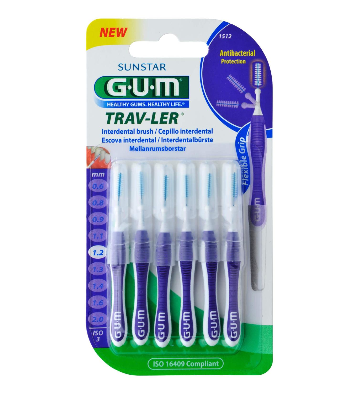 Gum Trav-Ler Lila Interentalbrush