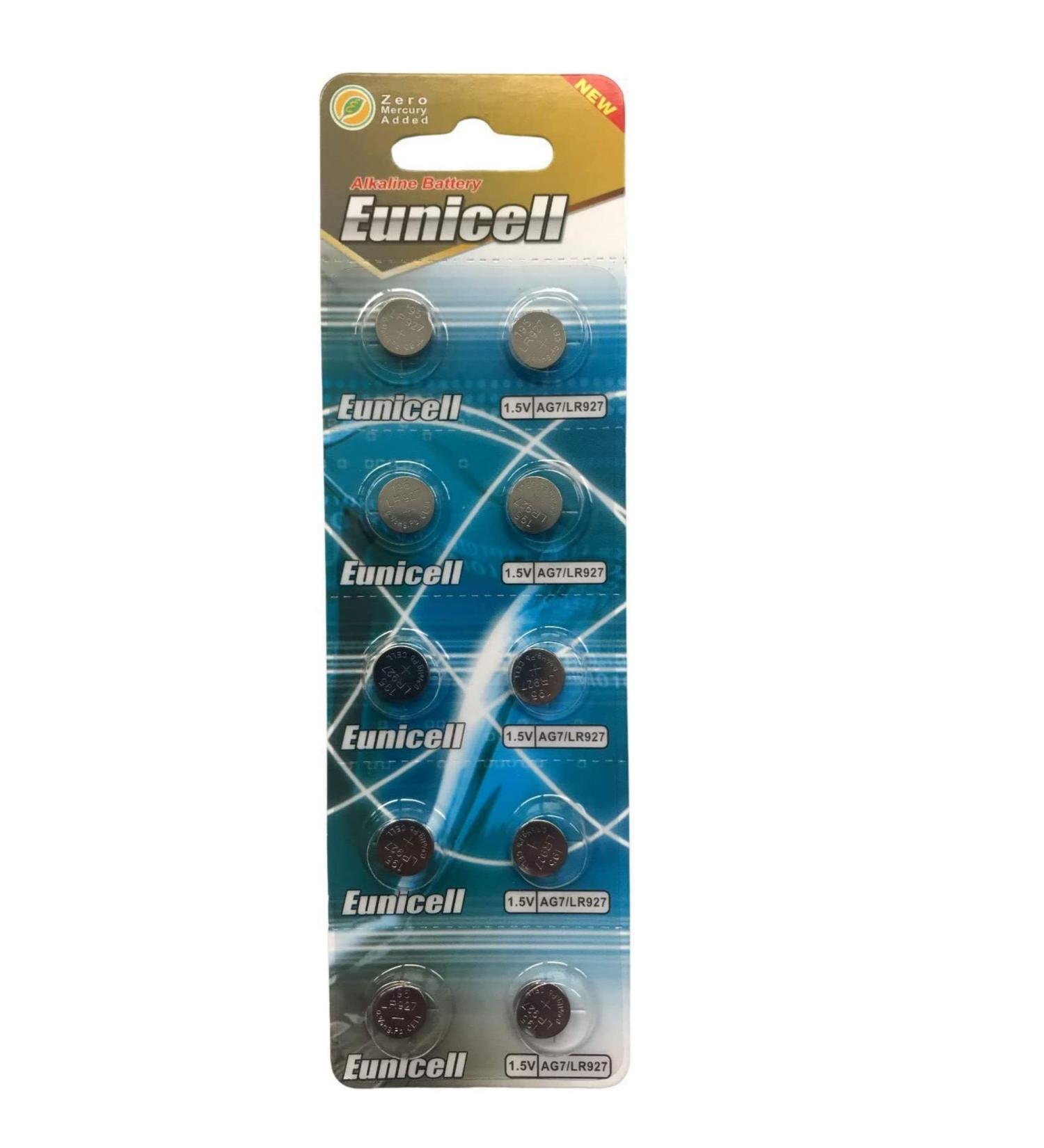 10 Alkaline Button Cell Batteries - AG7 LR57 LR57SW LR926 LR926SW SR926W L926E LR927 LR927SW 395 399 - High Performance Long-Lasting Power for Watches Calculators Remotes and More