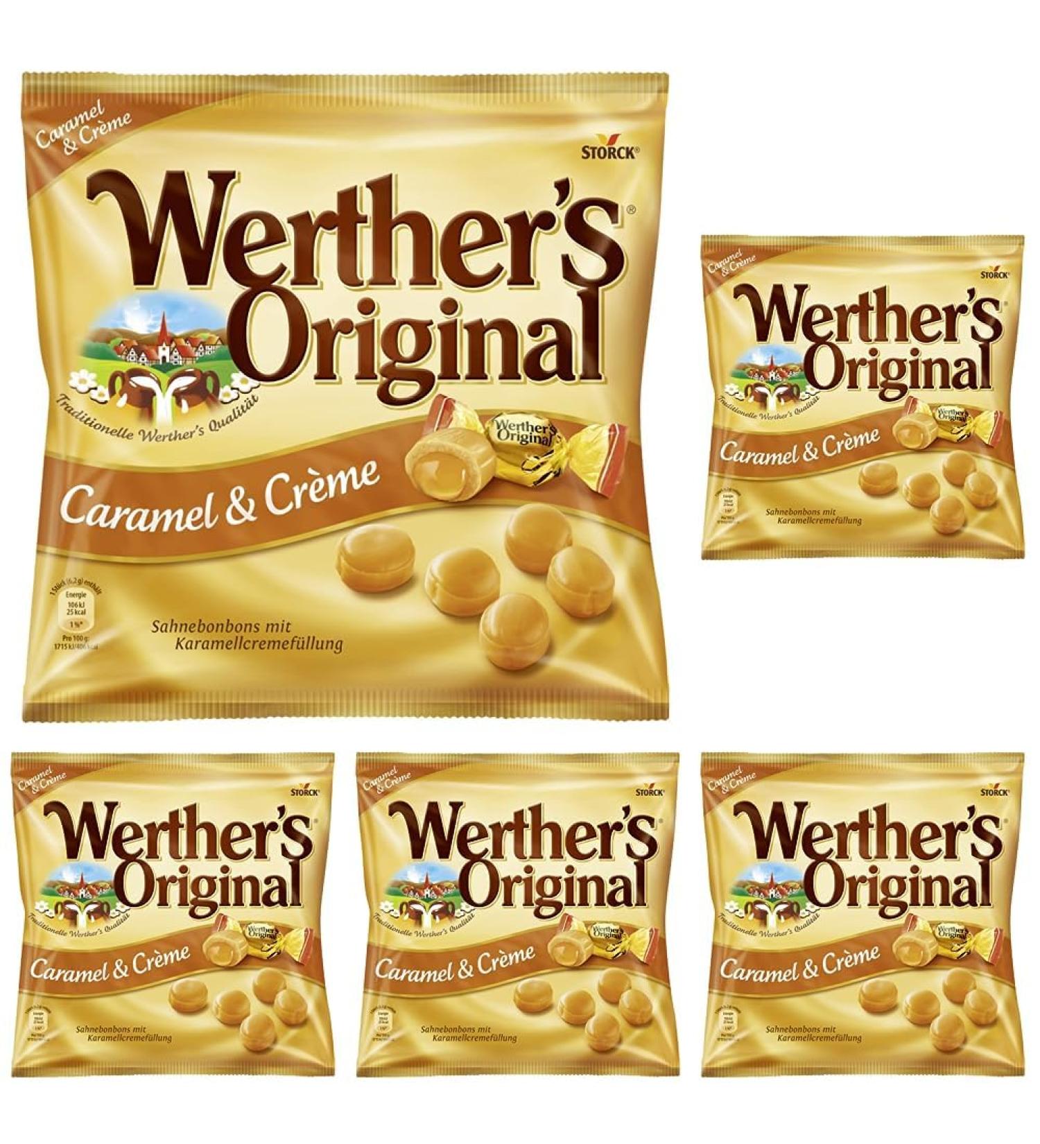 Buy Werther's Original Caramel & Cr me - 225g Classic Cream Bonbons (Pack of 5) - International Shipping Available - Buy Online on GoSupps.com