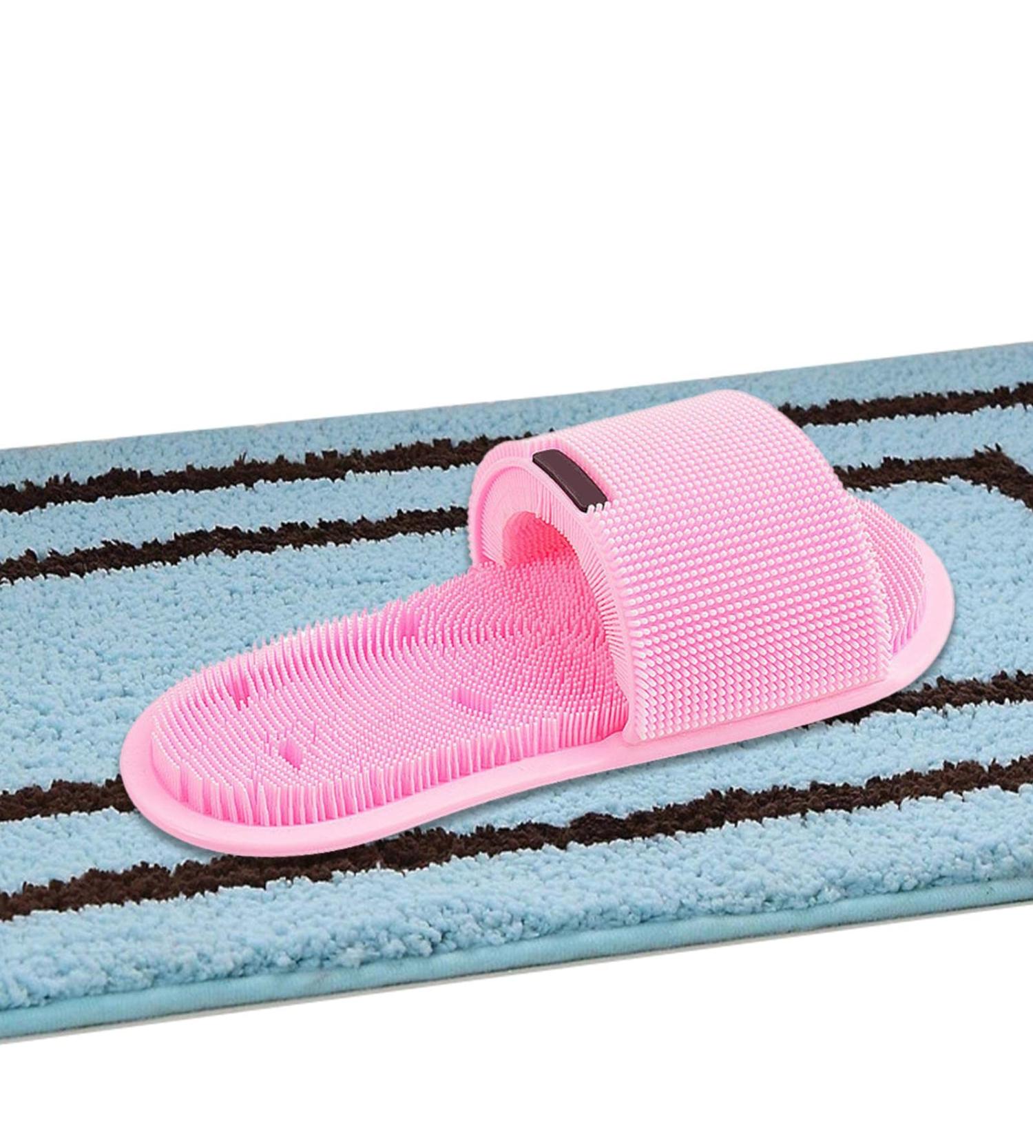 Jomewory Foot Cleaners & Massagers - Soft Bristles Shower Scrubber for Men & Women | Non-Slip Cleans Smooths Massages - Buy Online on GoSupps.com