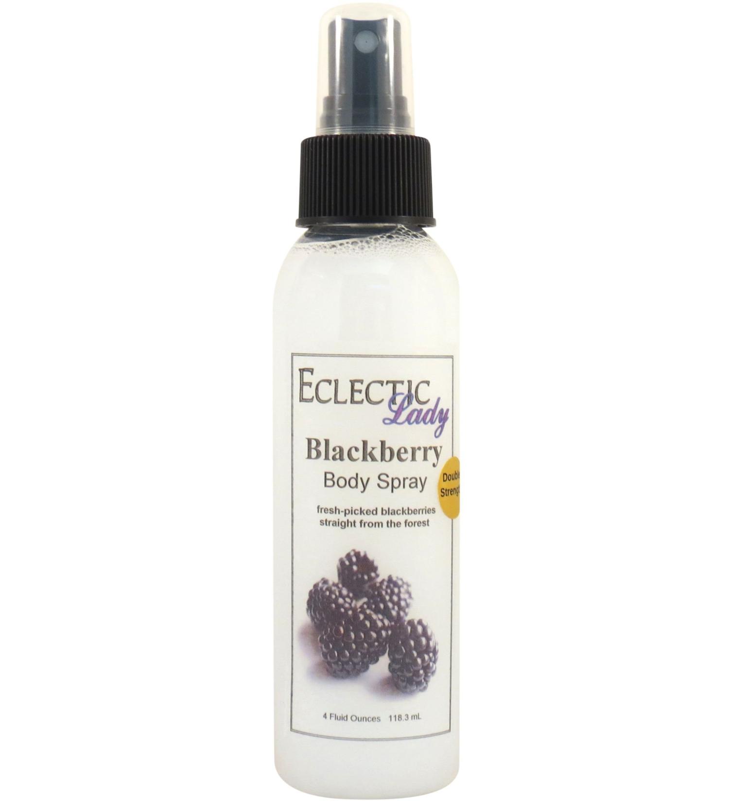 Blackberry Body Spray (Double Strength) 4 ounces Body Mist for Women with Clean Light & Gentle Fragrance Long Lasting Perfume with Comforting Scent for Men & Women Cologne with Soft Subtle Aroma 4 Fluid Ounces (Double Strength) - Buy Online on GoSupps.com