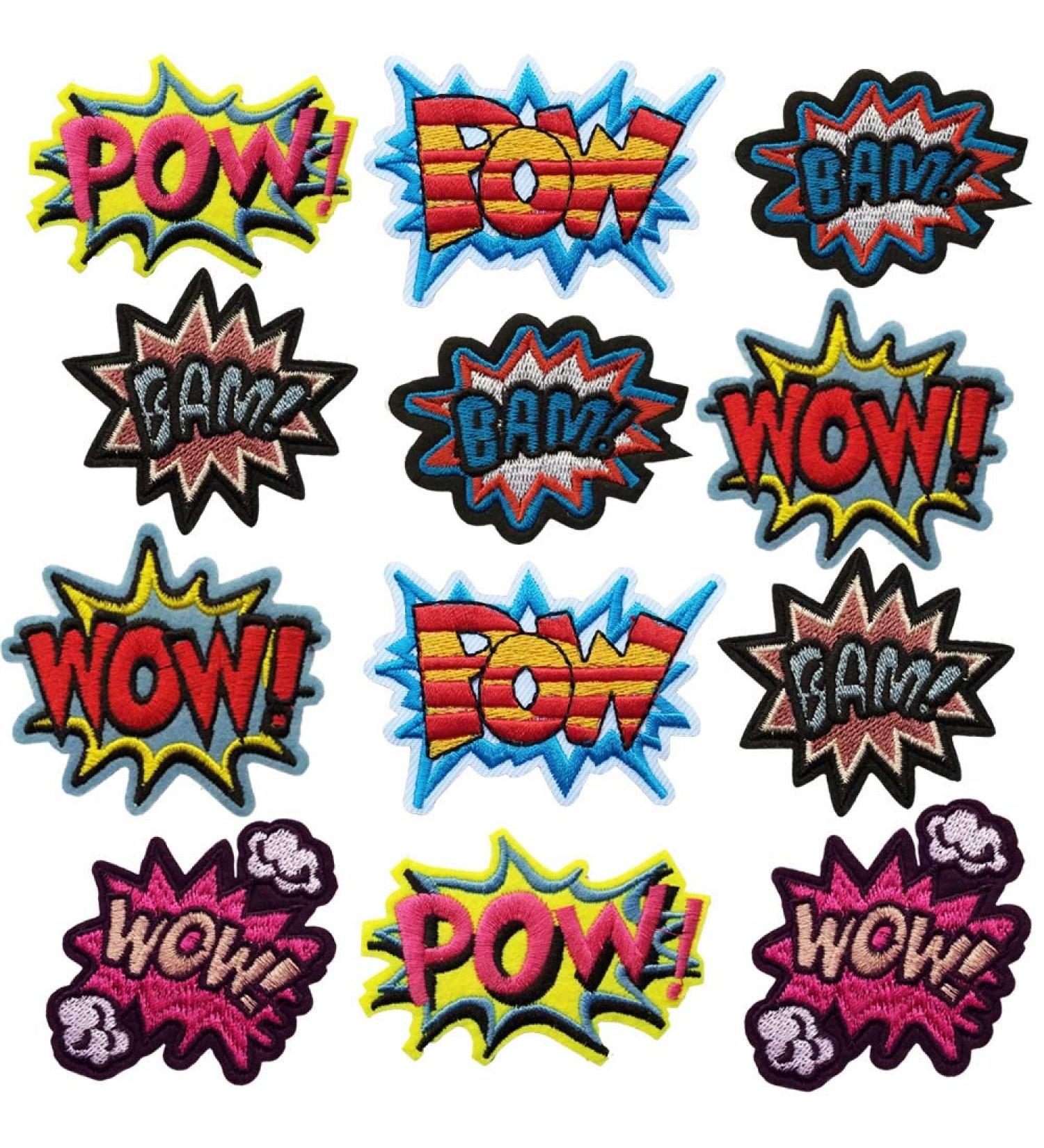 Qingxi Charm 12pcs Assorted Letter Embroidered Patches - Sewing/Iron on DIY Craft Appliques - Buy Online on GoSupps.com