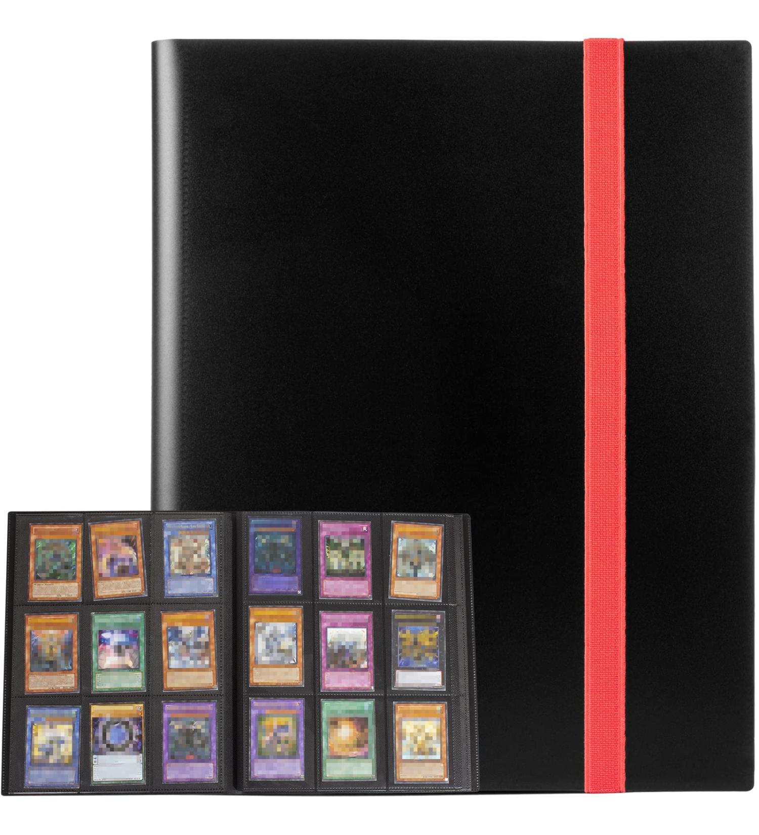 GEAoffice 9-Pocket Trading Card Binder | Side Loading Pocket Album for Yugioh, MTG & TCG | Black - Buy Online on GoSupps.com