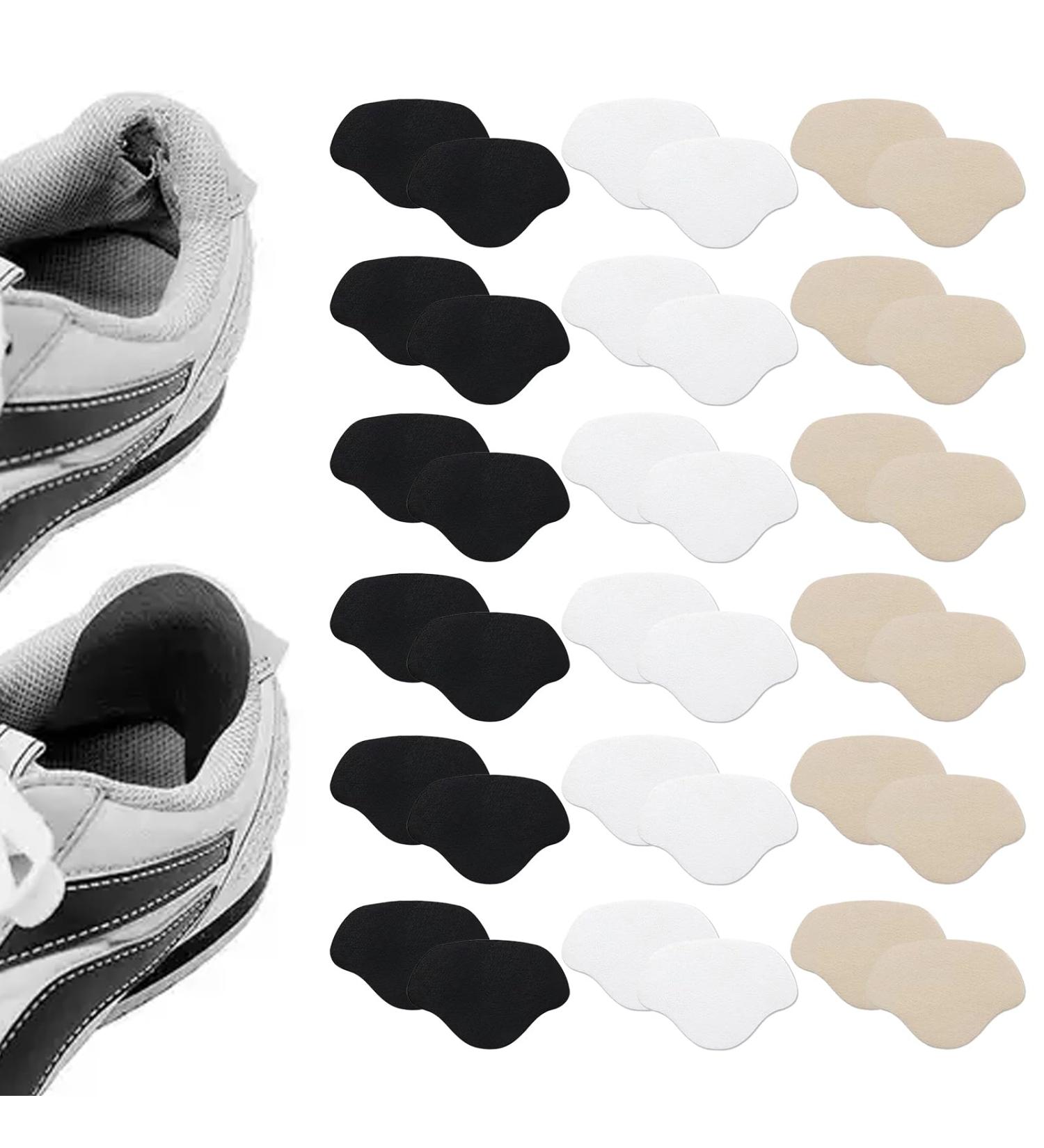 Landrain 18 Pairs Self-Adhesive Heel Protectors - Shoe Heel Repair Pads Two Sizes for Perfect Fit | International Shipping Available - Buy Online on GoSupps.com