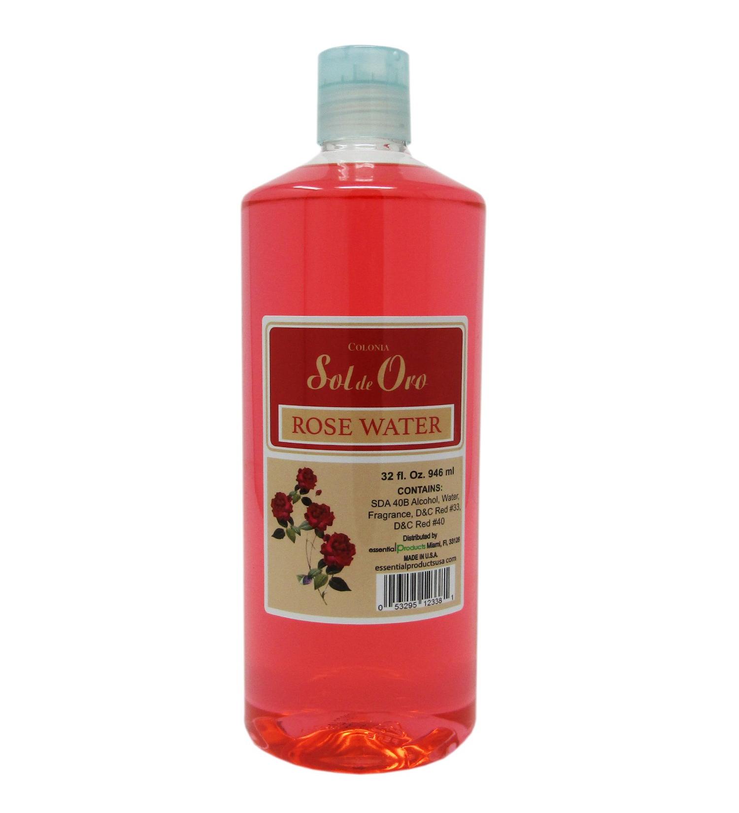 Sol de Oro Rose Water Cologne 32 0z - Buy Online on GoSupps.com