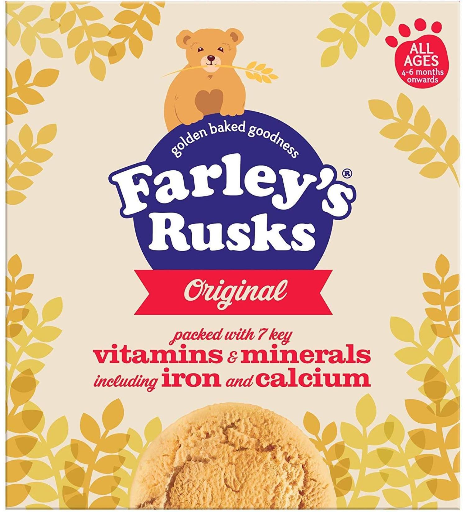 Farleys Rusks 4 Month Original 18 Pack 300g - Buy Online on GoSupps.com