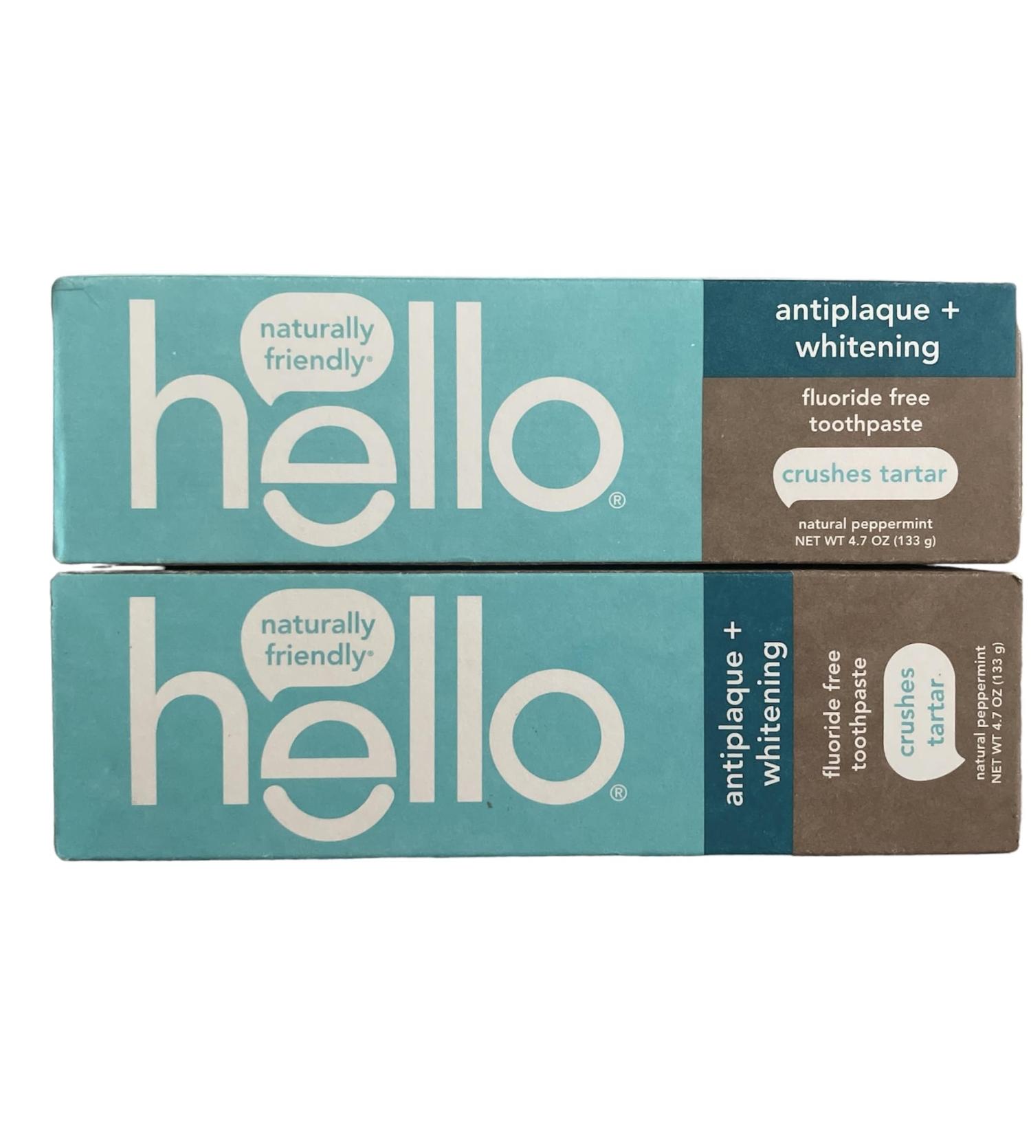 Pasta Dental Blanqueadora Antiplaca sin Fluor - Sabor a Menta | Paquete de 2 - Env o Internacional - Buy Online on GoSupps.com