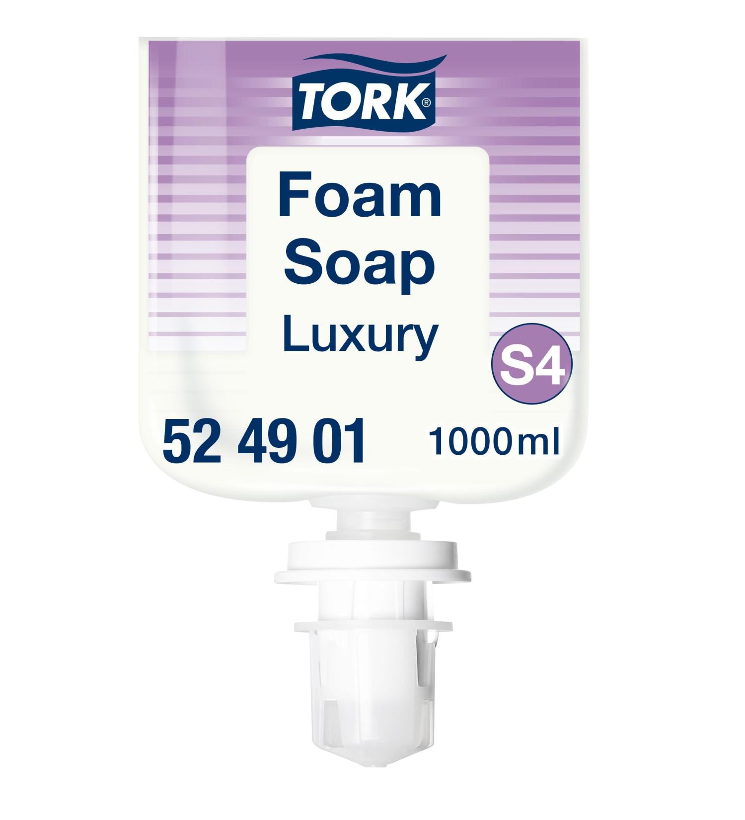  Tork Tork Luxury Foam Soap S4 Floral Scent 1000 ml 524901 - Buy Online on GoSupps.com