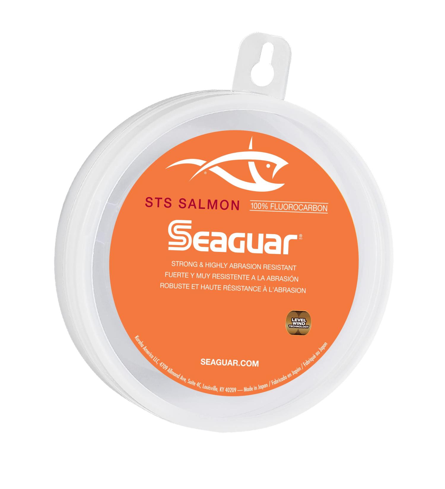 Seaguar STS Salmon Fishing Line - 40lb 100yd Clear | Premium Fluorocarbon Leader - Buy Online on GoSupps.com