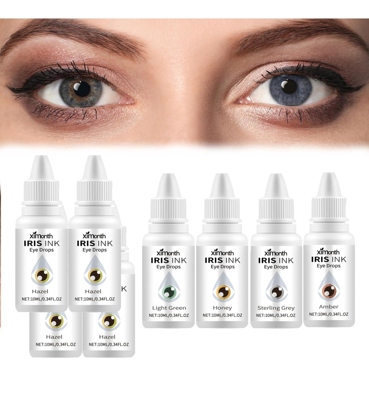 Irisink Eye Drops Irisink Color Changing Eye Drops Irisink Pro Eye Drops Change Eye Color Lighten and Brighten Your Eye Color (8Pcs EEEABCDE) 8Pcs Eeeabcde - Buy Online on GoSupps.com